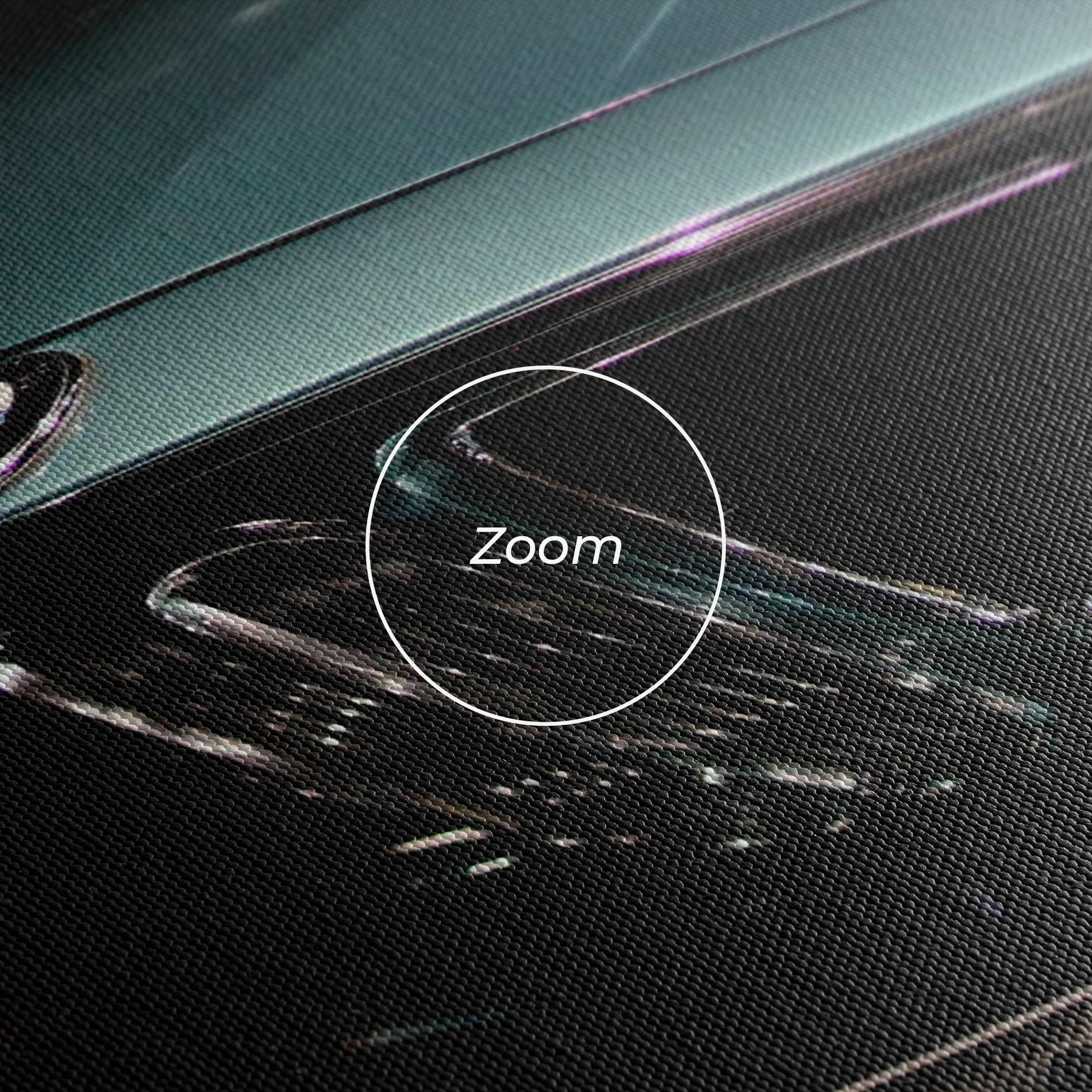 Tablou Canvas Old Bmw Headlight mockup 3