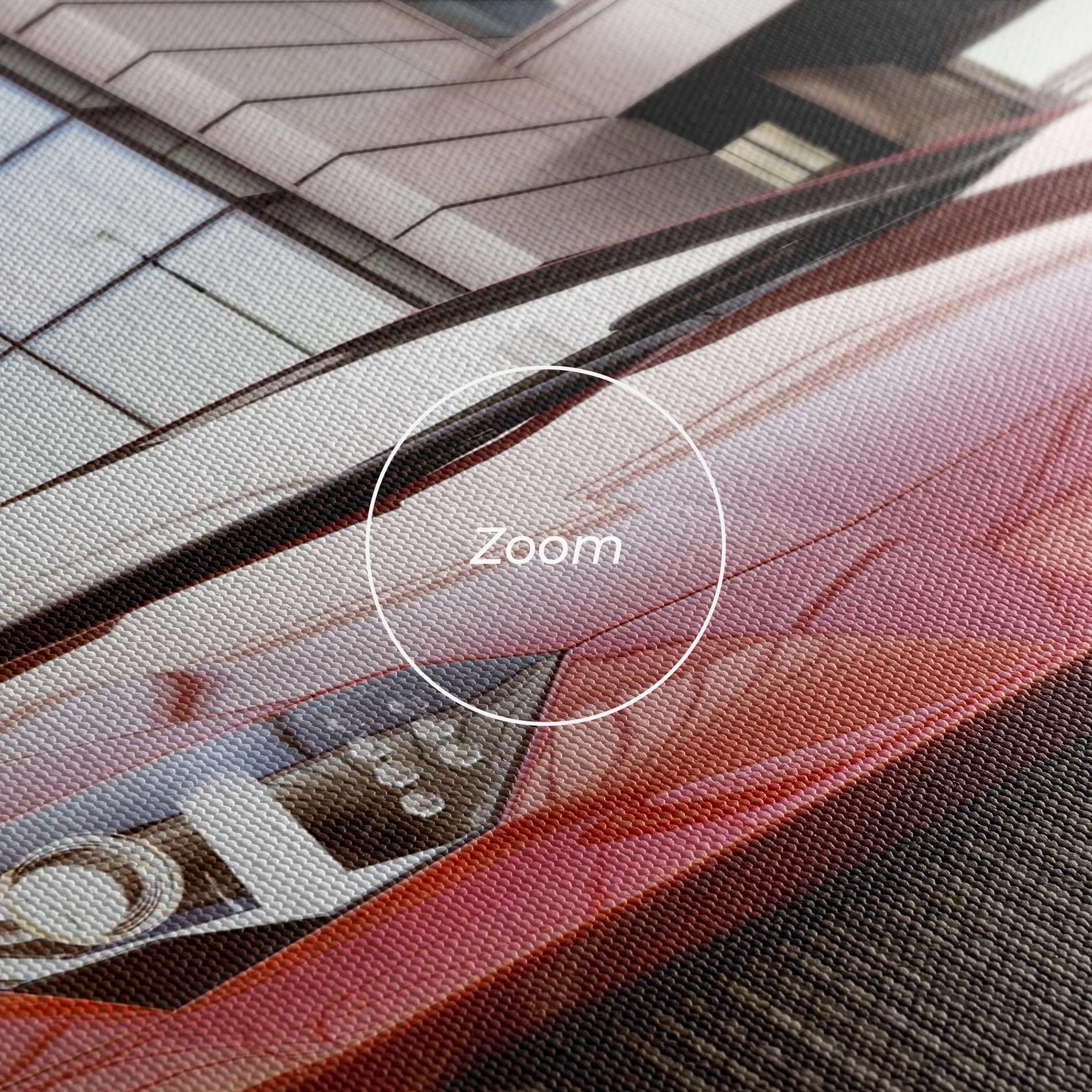 Tablou Canvas Red Lambo Outside mockup 3