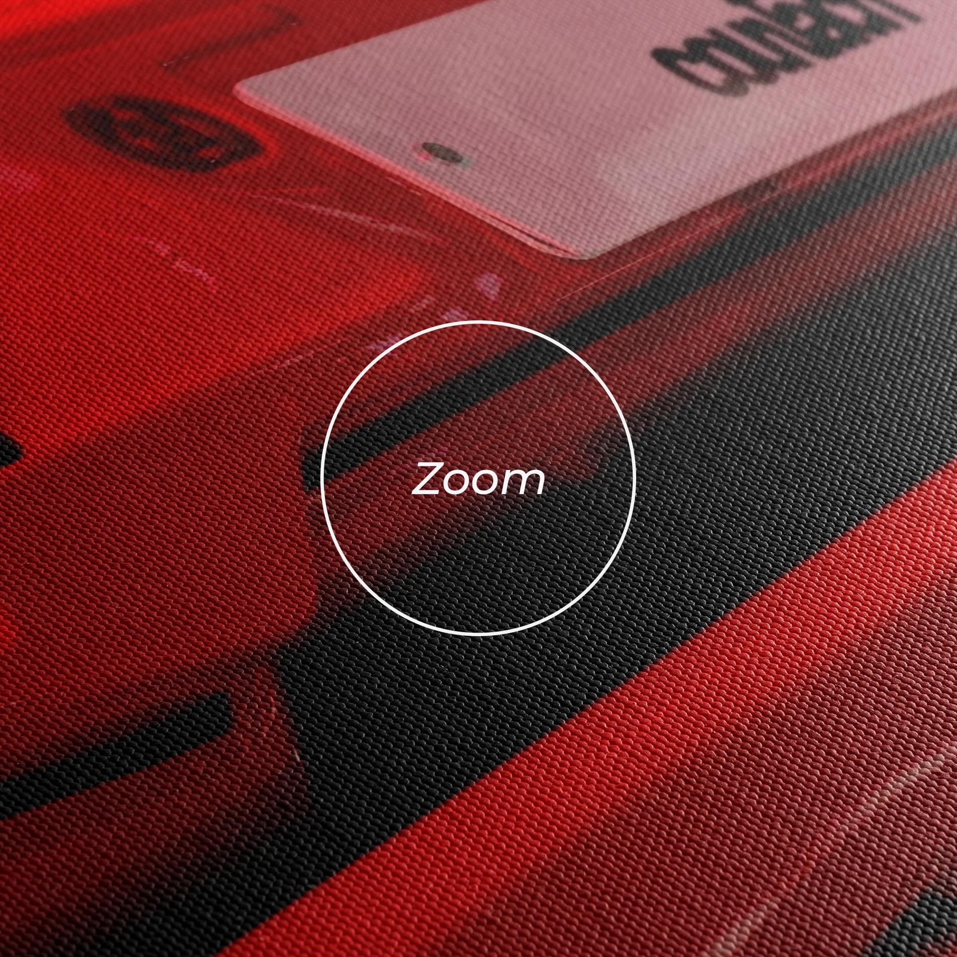 Tablou Canvas Red Rear Countach mockup 3