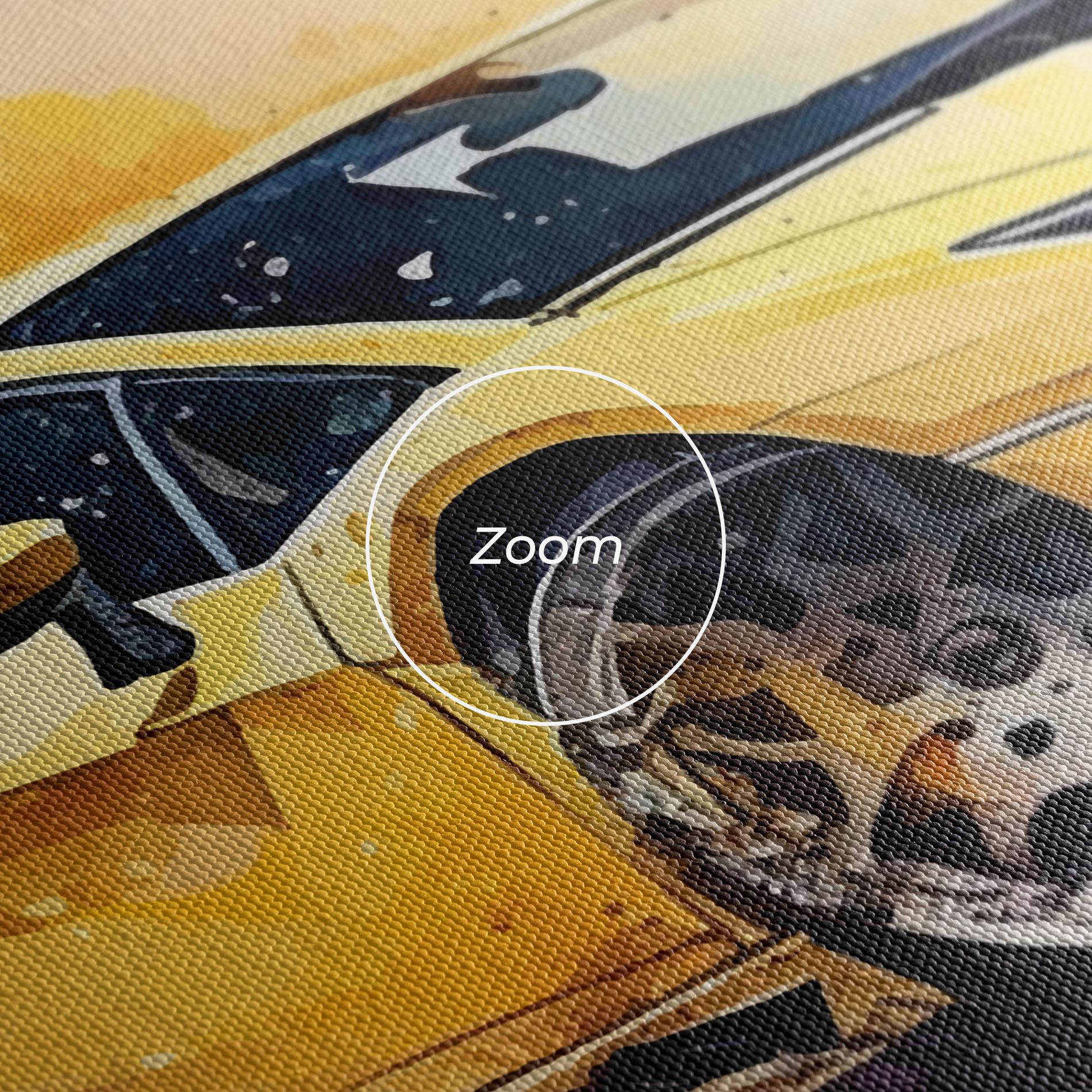 Tablou Canvas Watercolor Sport Car mockup 3