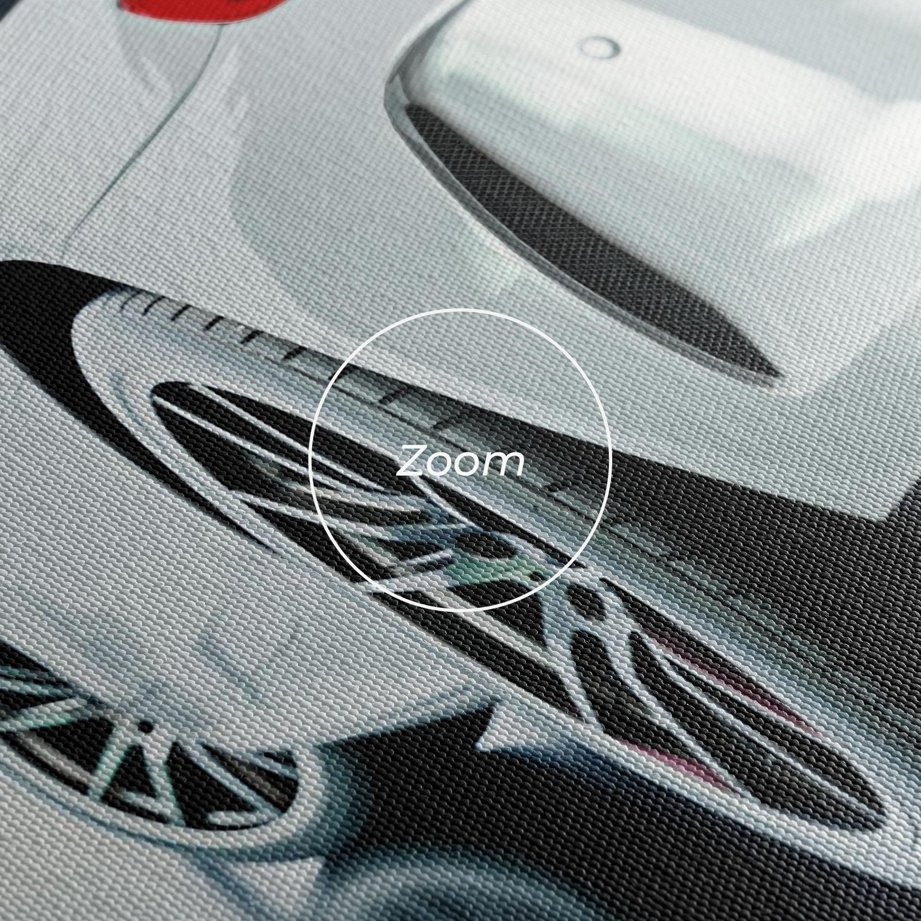 Tablou Canvas White Mercedes Amg mockup 3