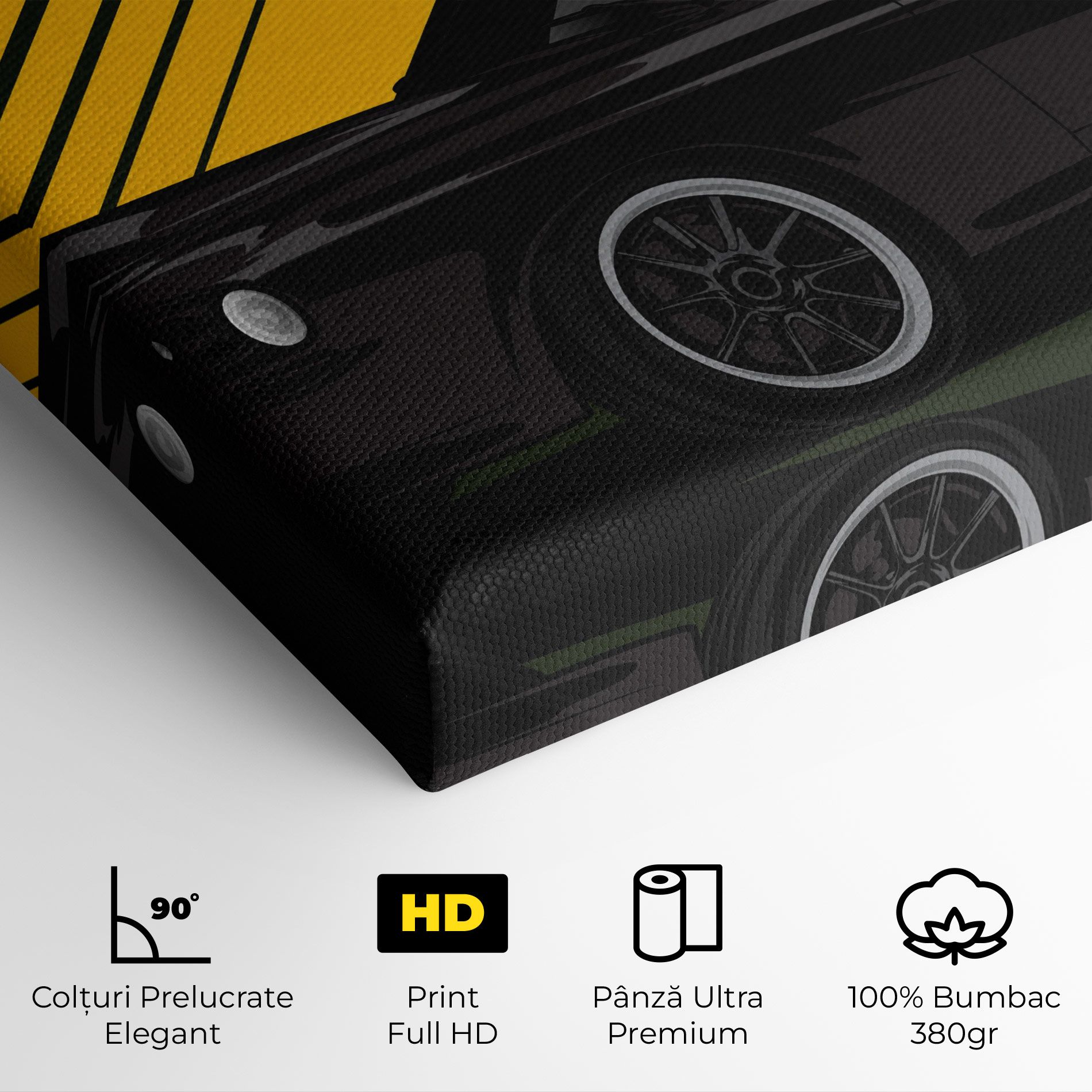 Black Car Sun mockup 4