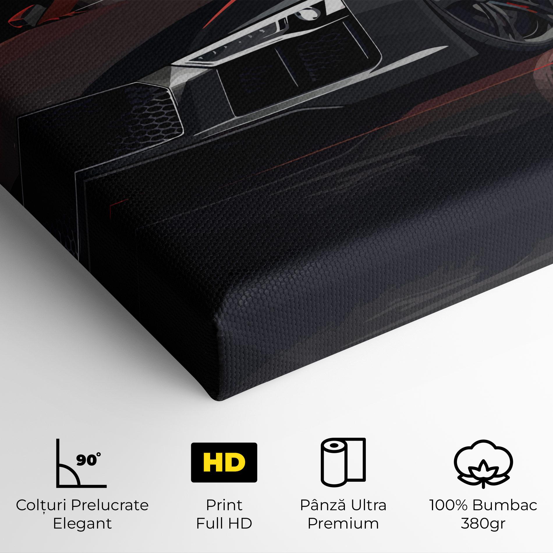 Tablou Canvas Cool Grey Car mockup 4