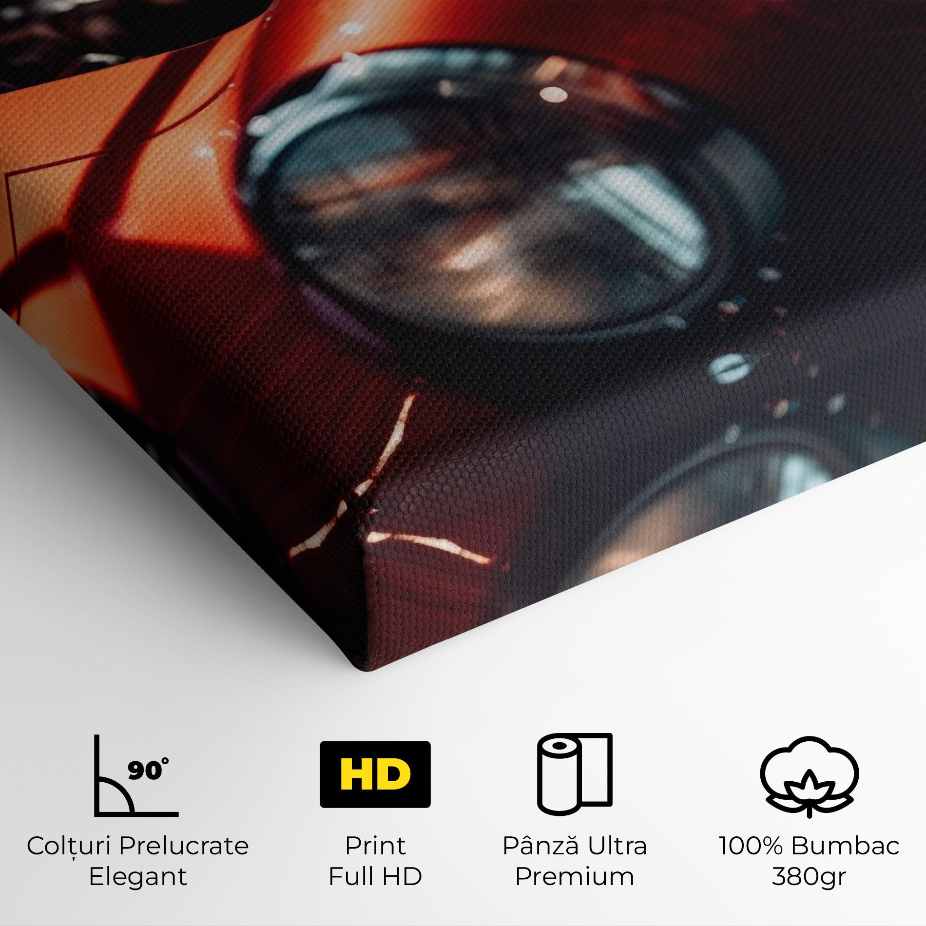 Old Vintage Red Car mockup 4