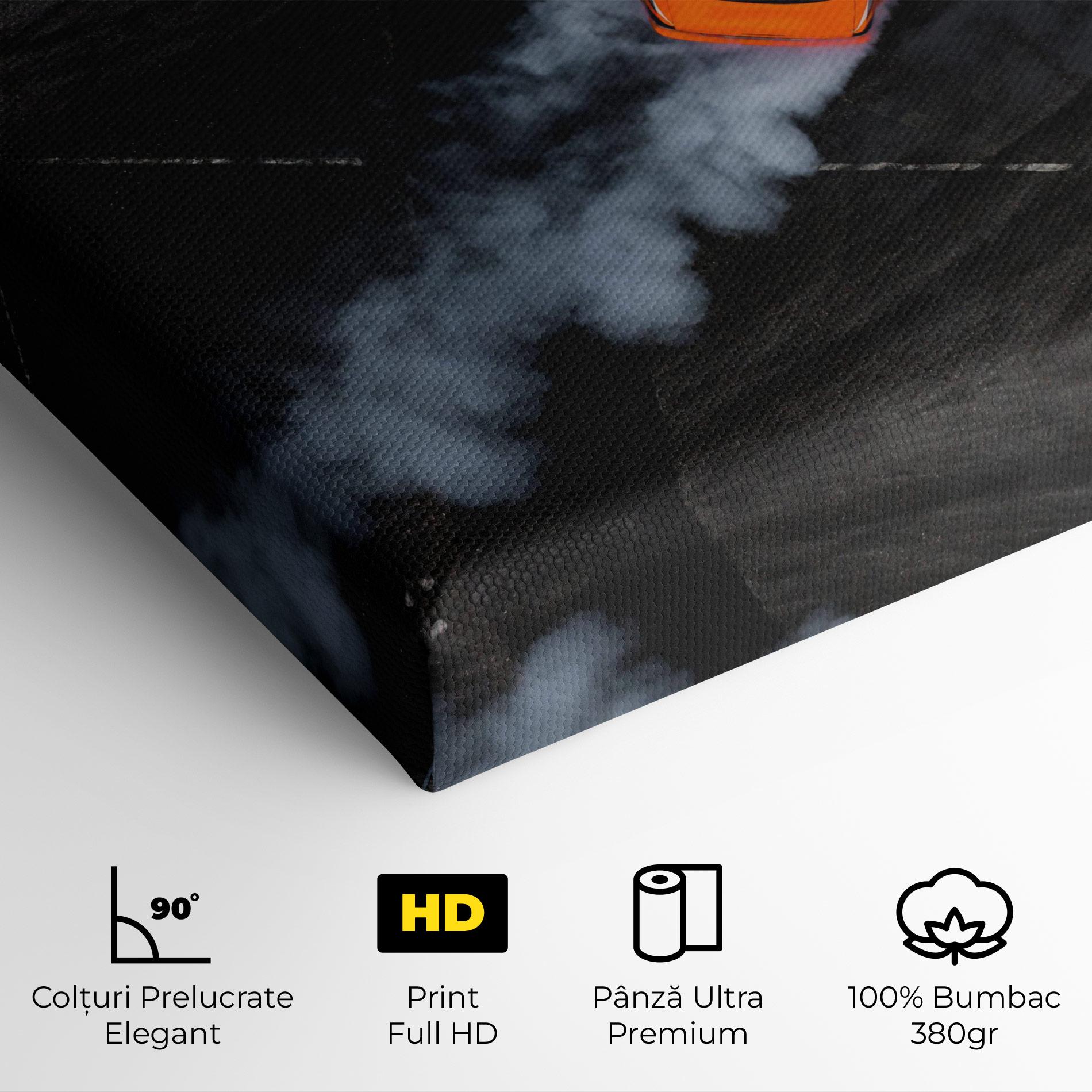 Tablou Canvas Orange Proche Drifting mockup 4