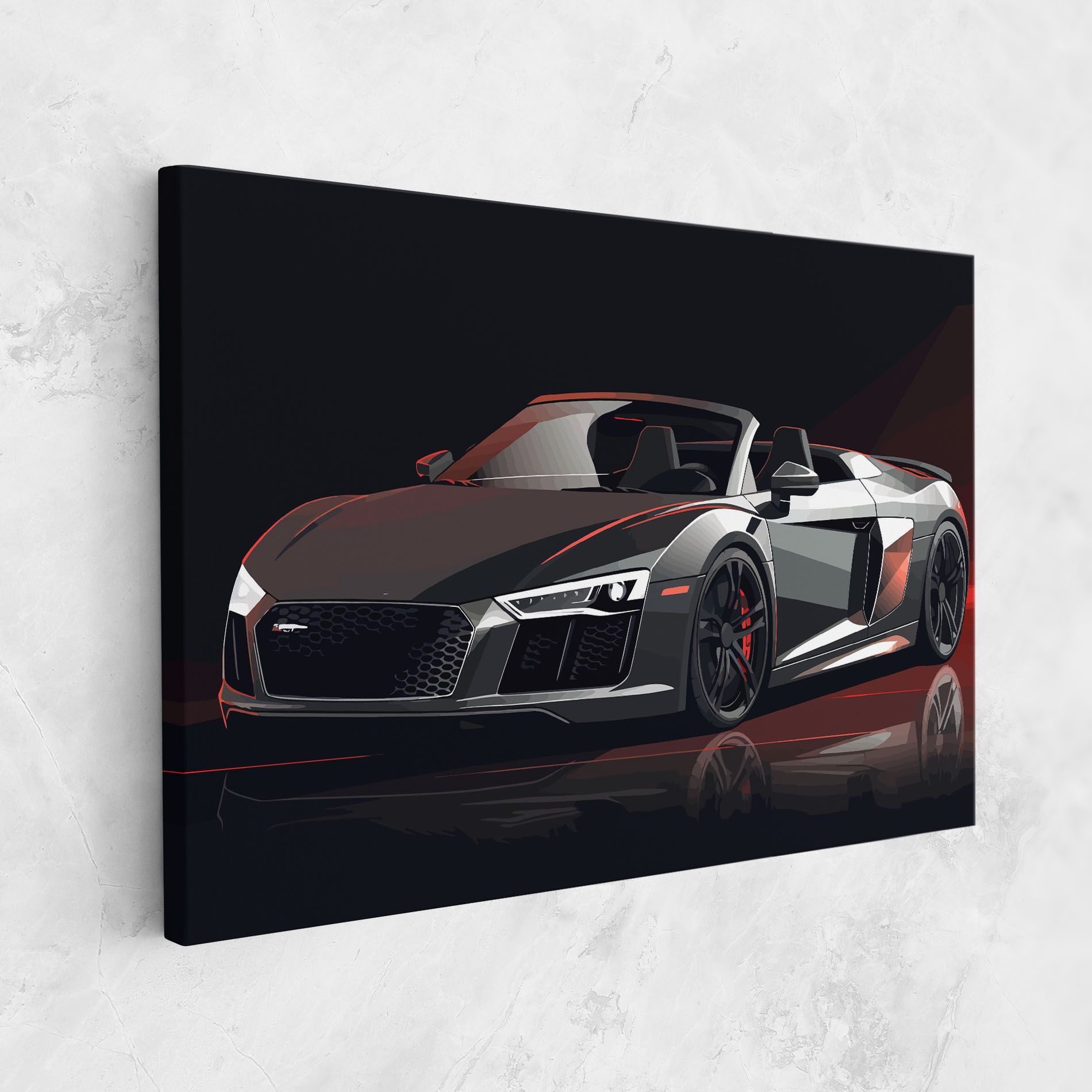 Cool Grey Car mockup 1