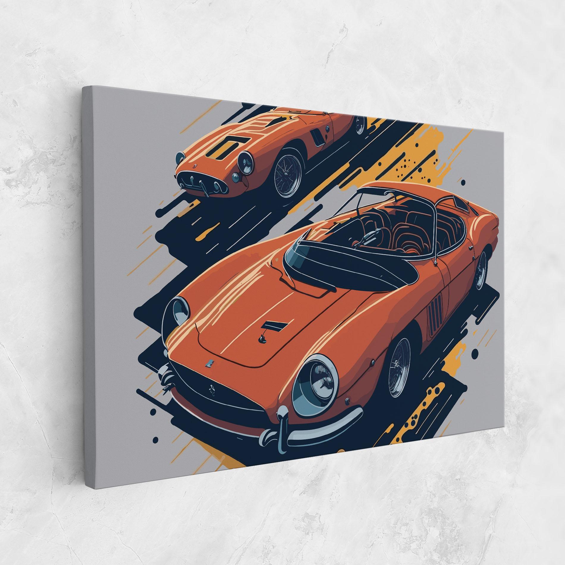 Tablou Canvas Ferrari 250 Gto mockup 1