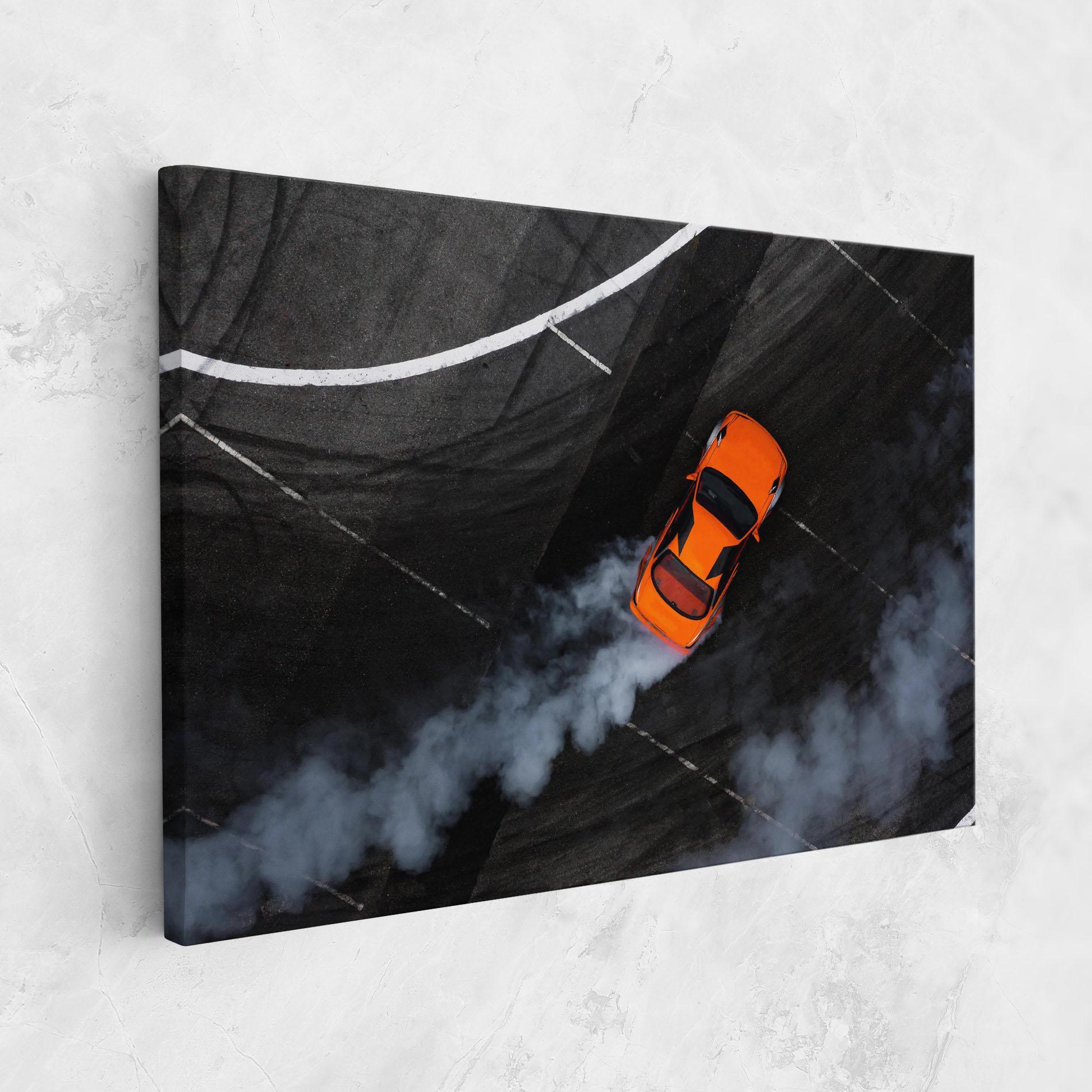 Tablou Canvas Orange Proche Drifting mockup 1