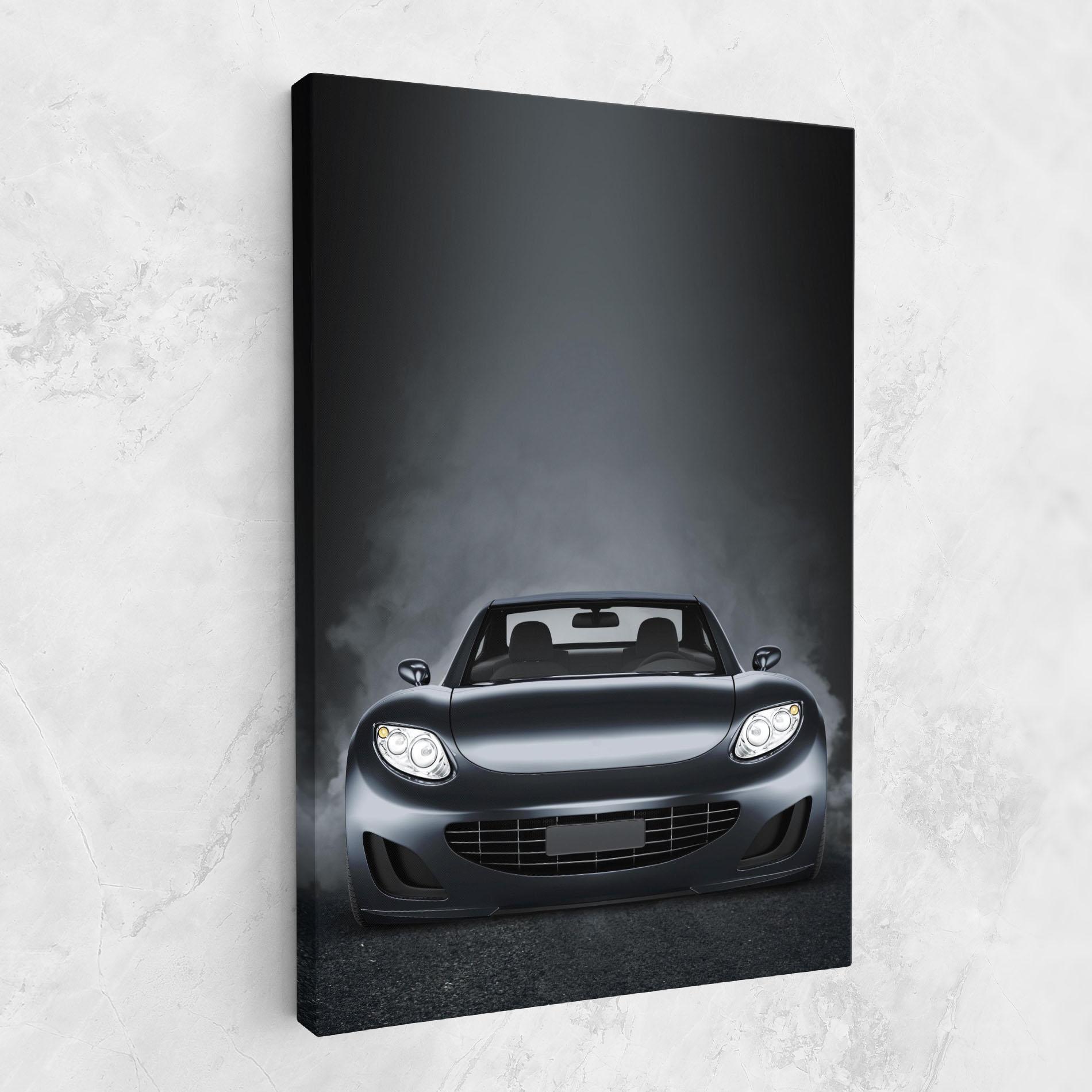 Tablou Canvas Black Front Car mockup 1