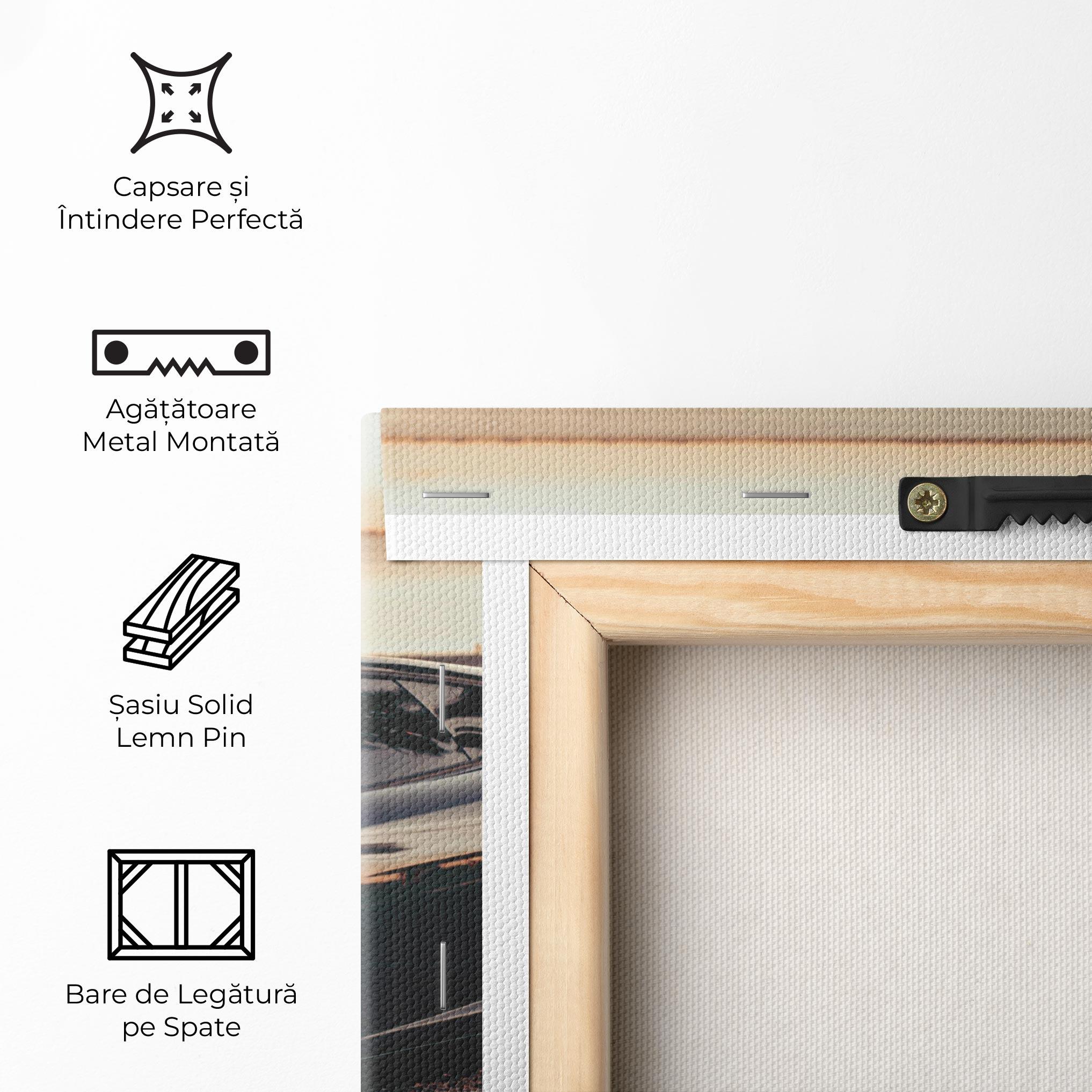 Tablou Canvas Black Lambo Sea mockup 5