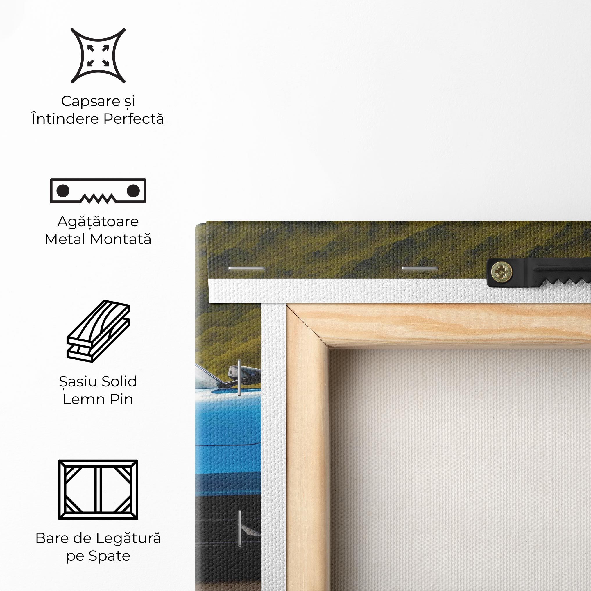 Blue Sport Car mockup 5