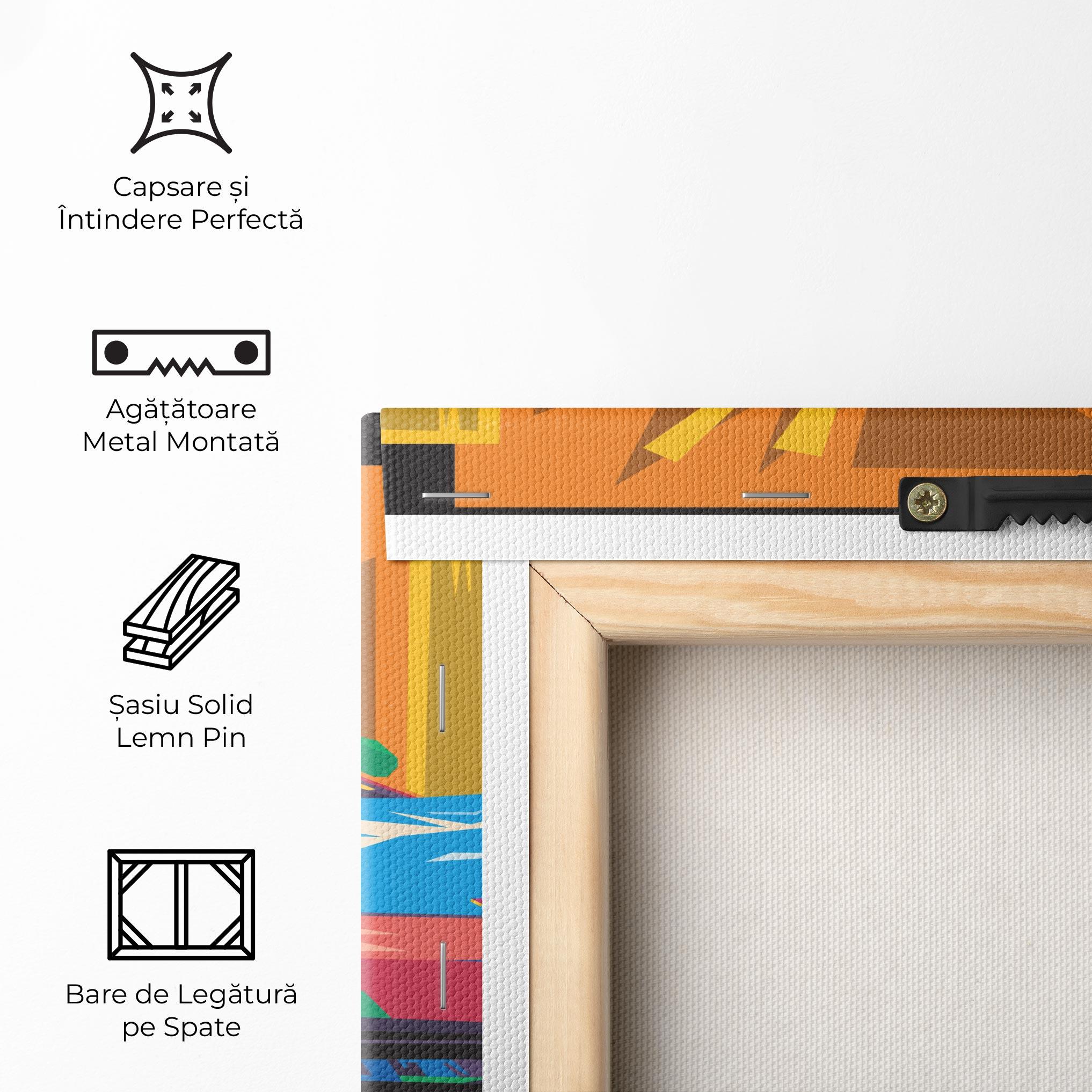 Tablou Canvas Colorful Sport Car mockup 5