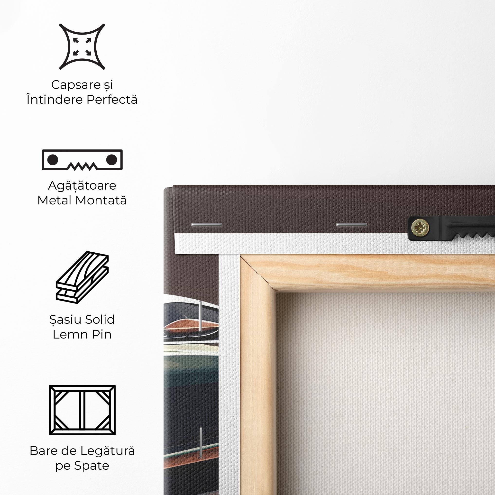 Tablou Canvas Dark Green Car mockup 5