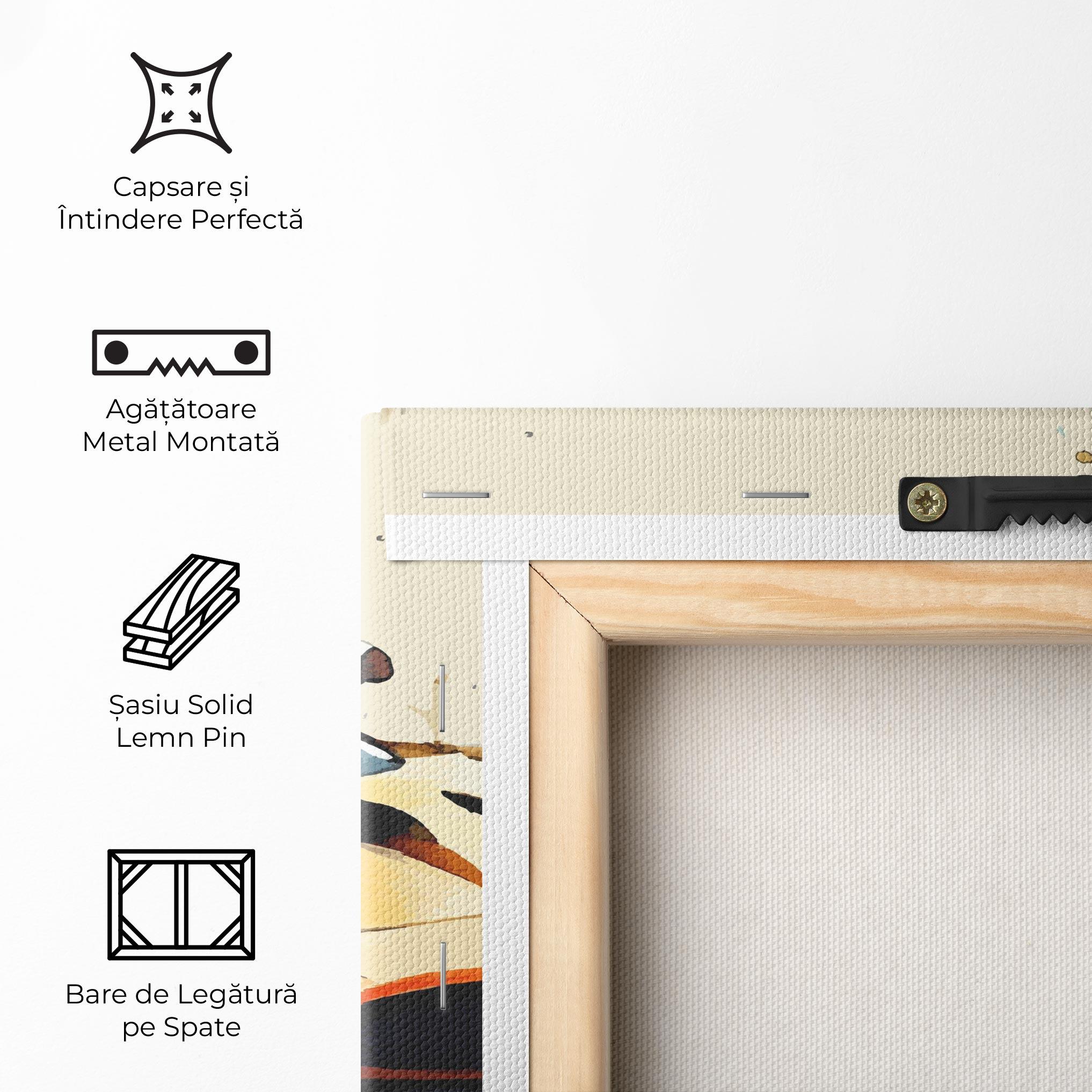 Tablou Canvas Orange Paint Car mockup 5