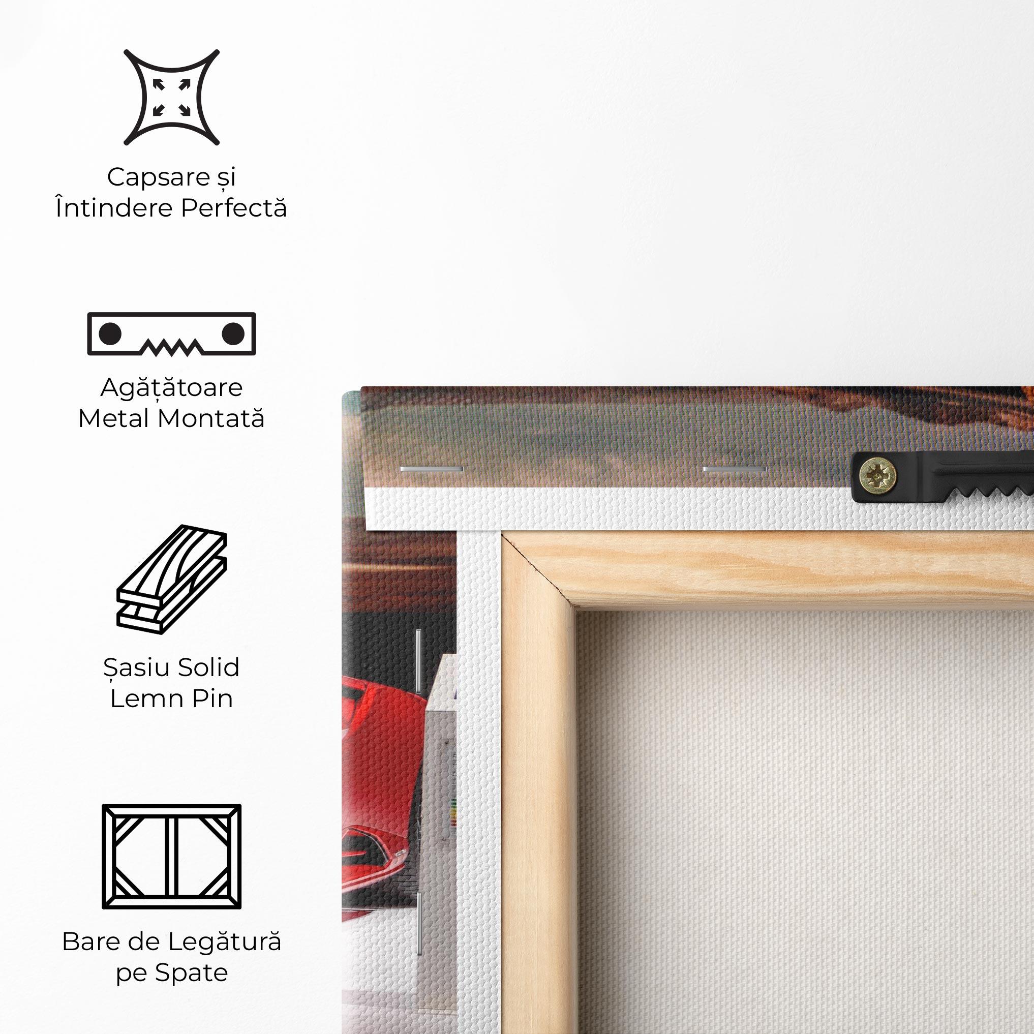 Tablou Canvas Red Lambo Front mockup 5