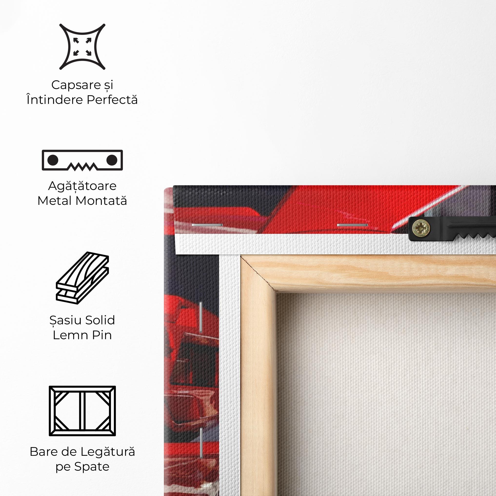 Tablou Canvas Red Rear Countach mockup 5