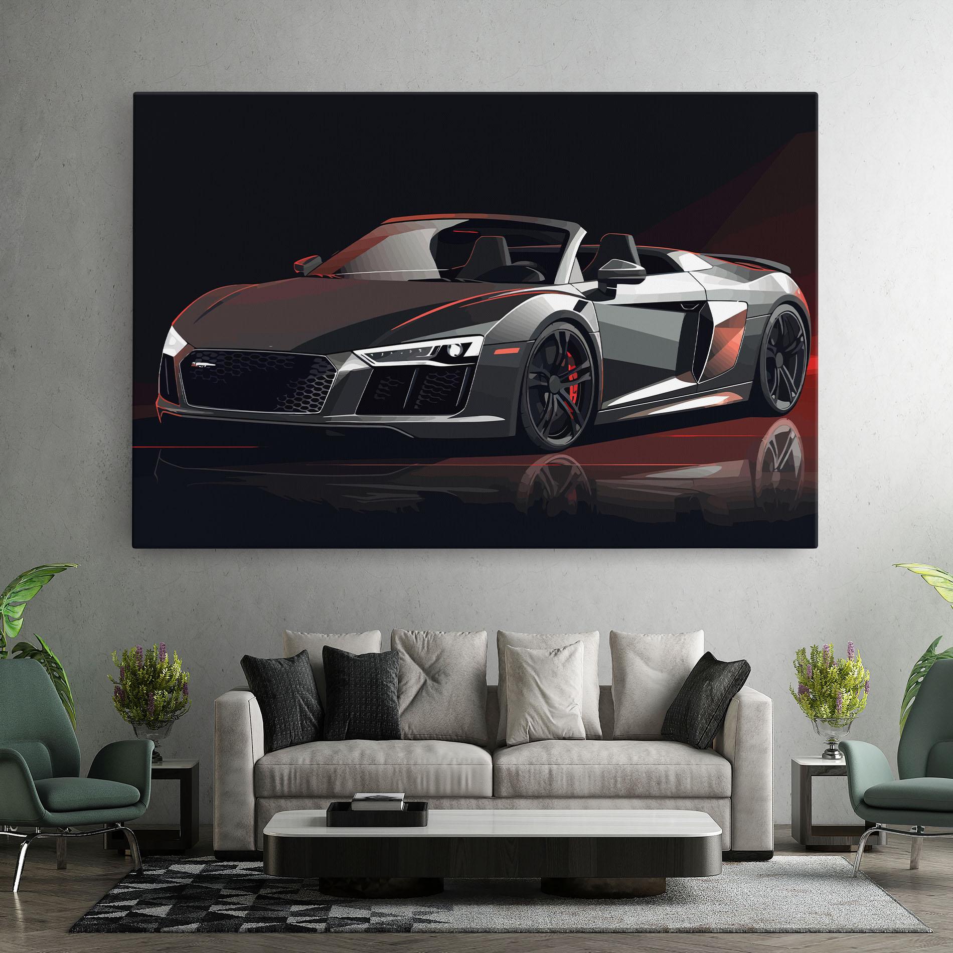 Tablou Canvas Cool Grey Car mockup 7