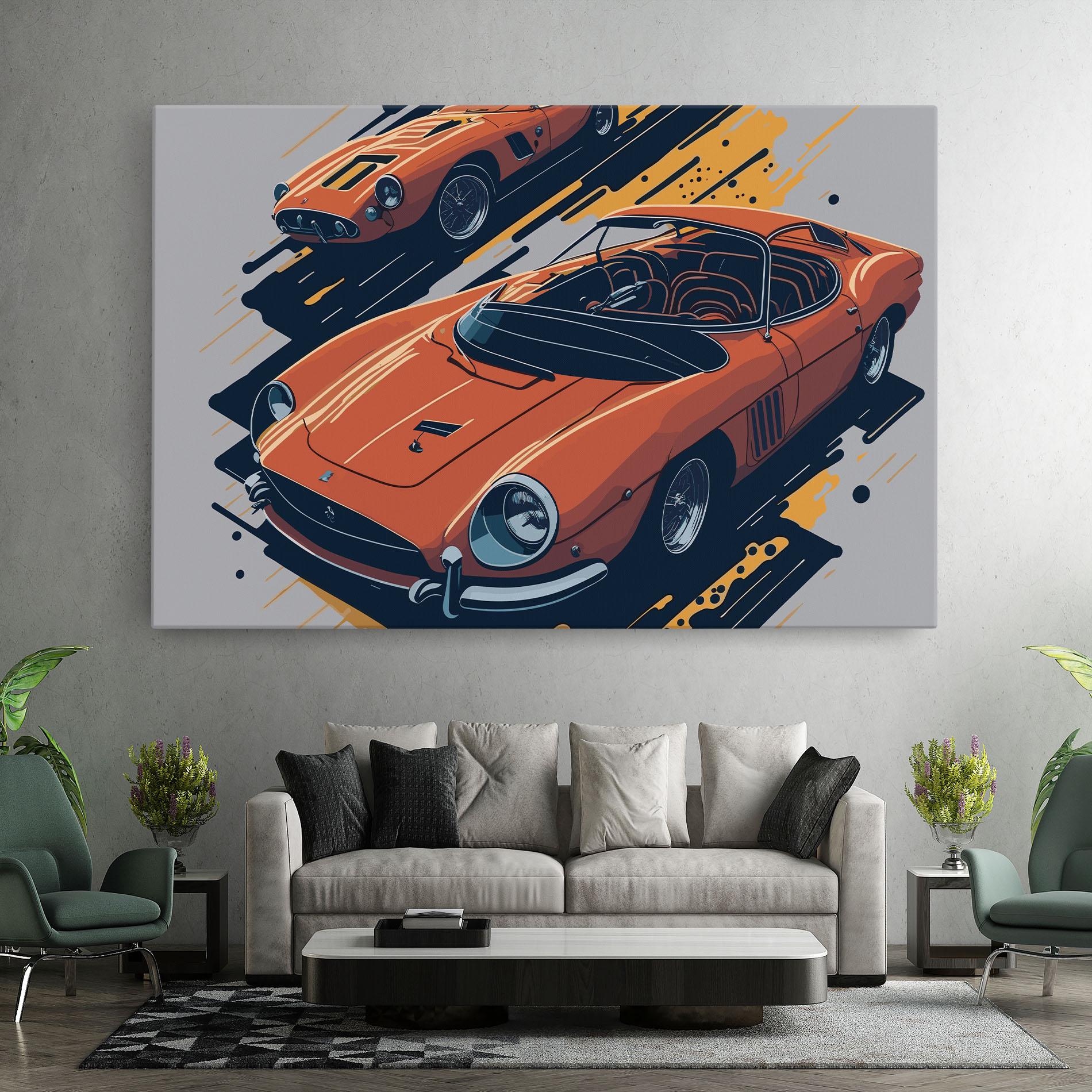 Tablou Canvas Ferrari 250 Gto mockup 7