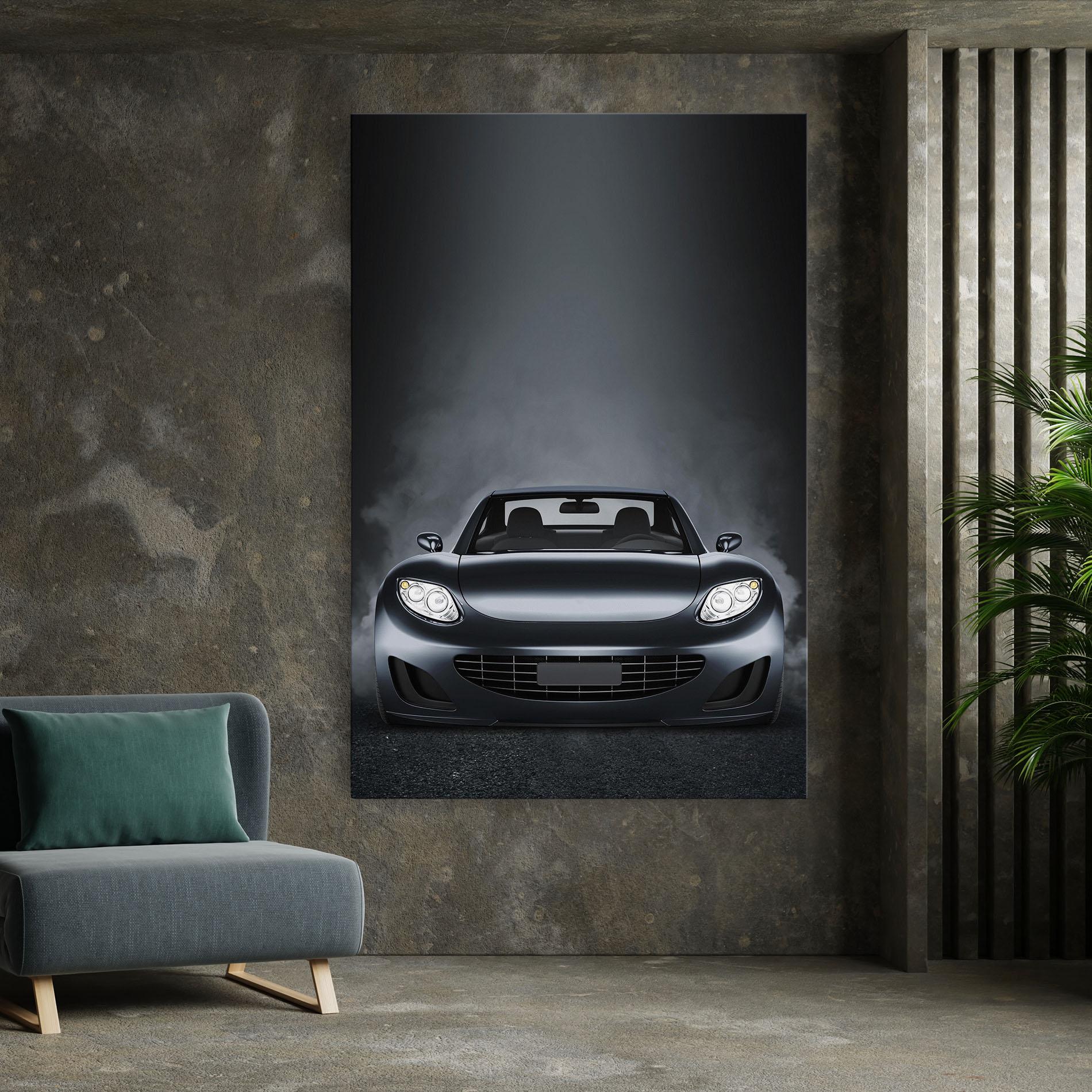 Tablou Canvas Black Front Car mockup 7