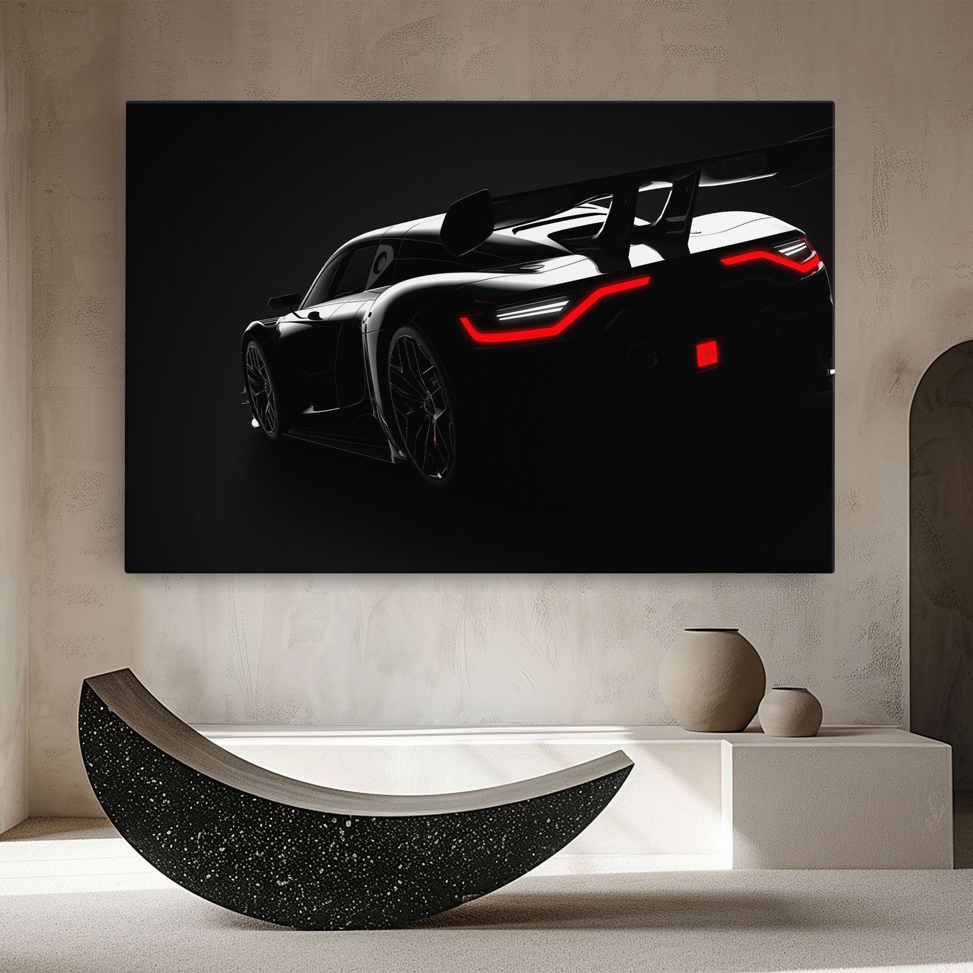Black Hypercar Car mockup 8