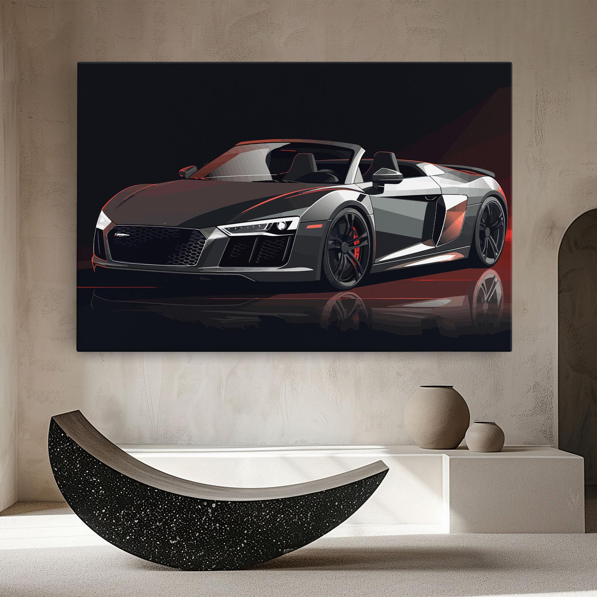 Tablou Canvas Cool Grey Car mockup 8