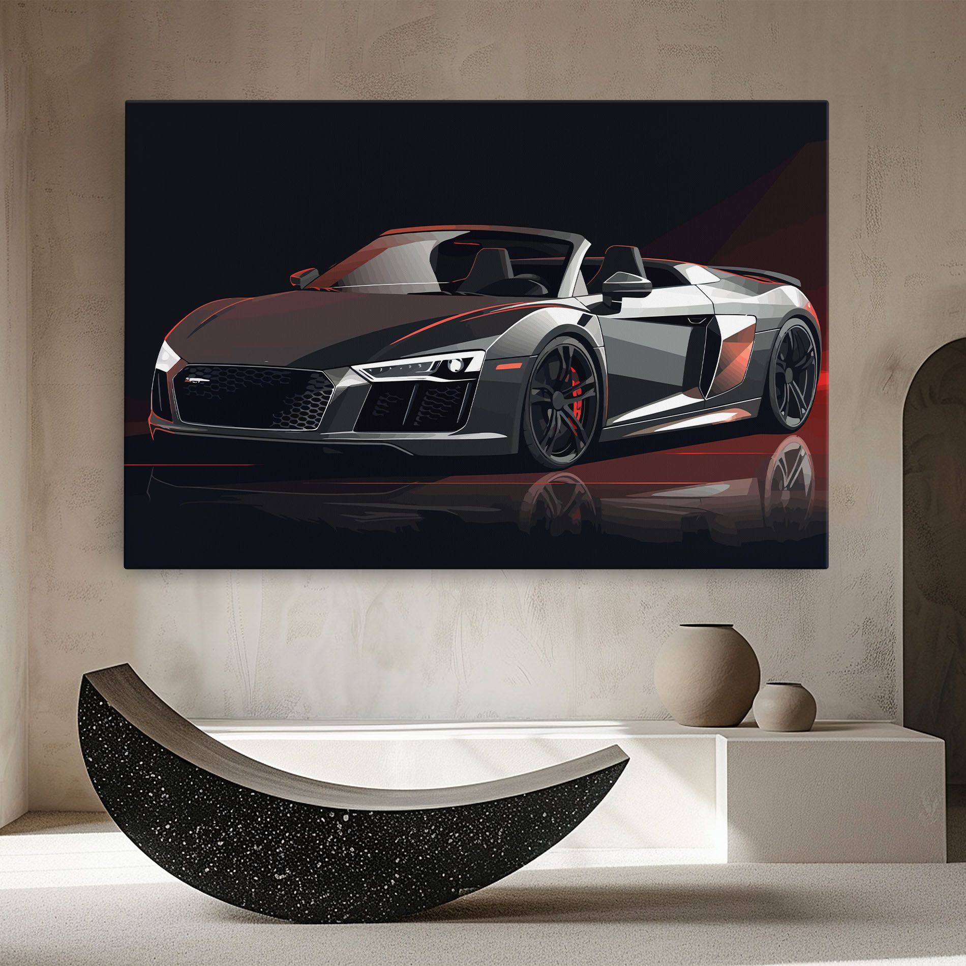 Cool Grey Car mockup 8