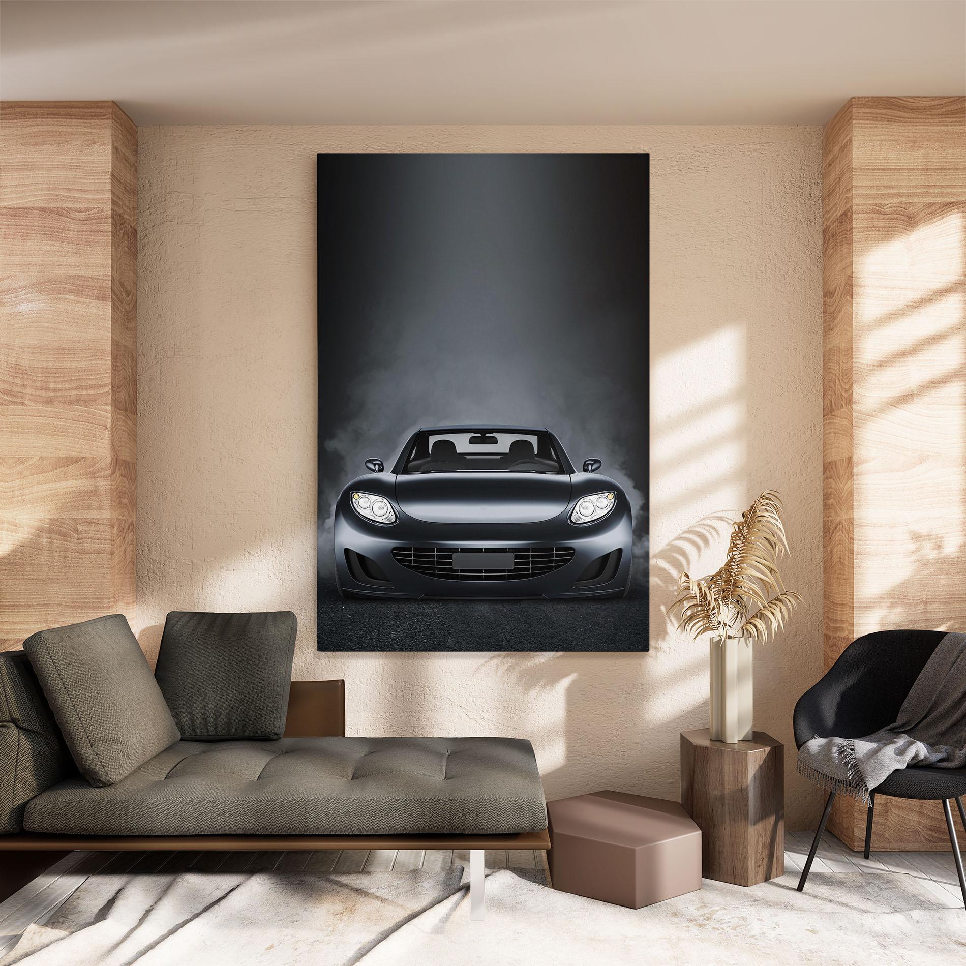 Tablou Canvas Black Front Car mockup 8