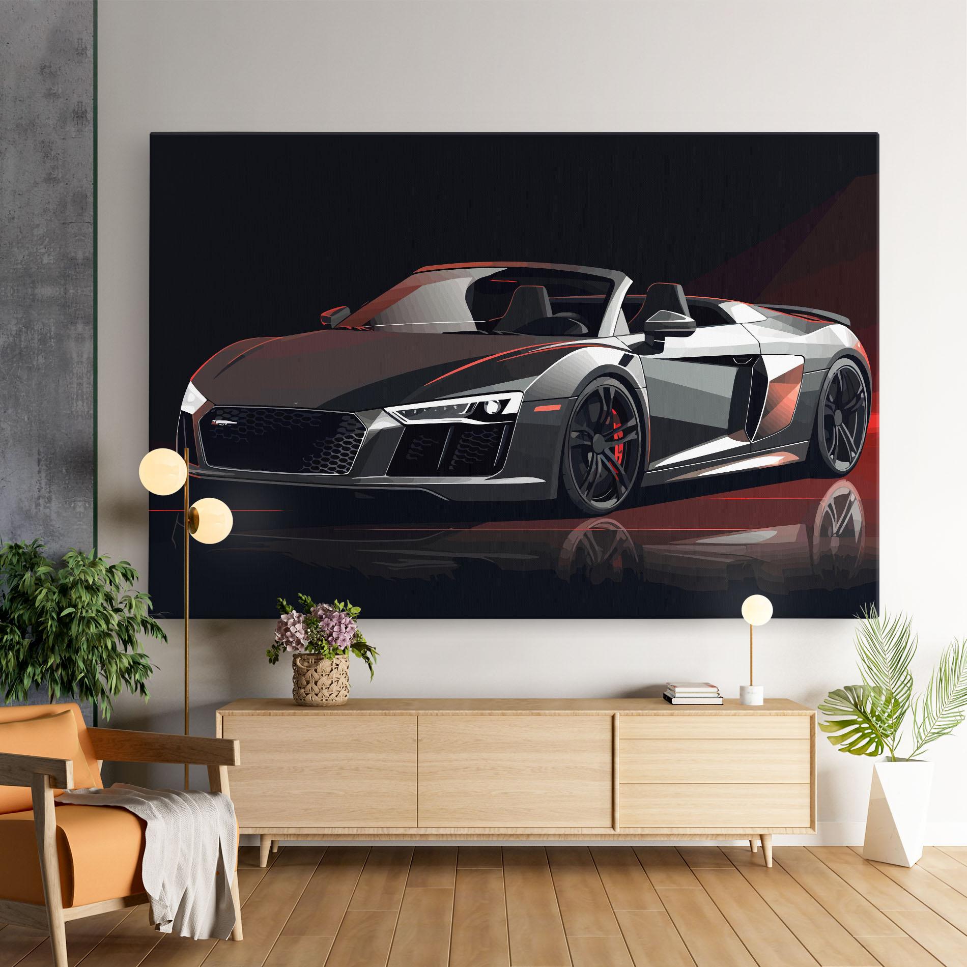 Tablou Canvas Cool Grey Car mockup 9