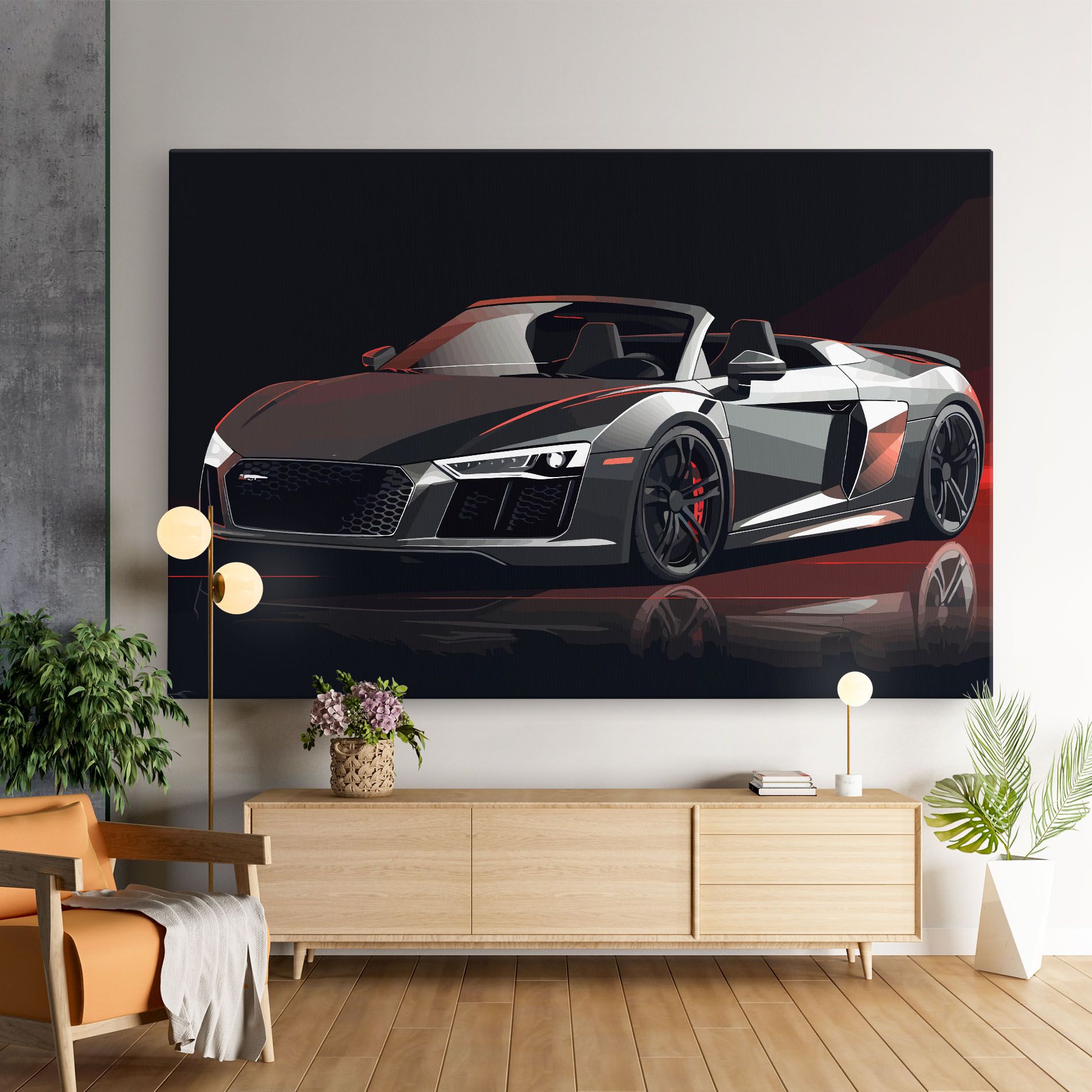 Cool Grey Car mockup 9