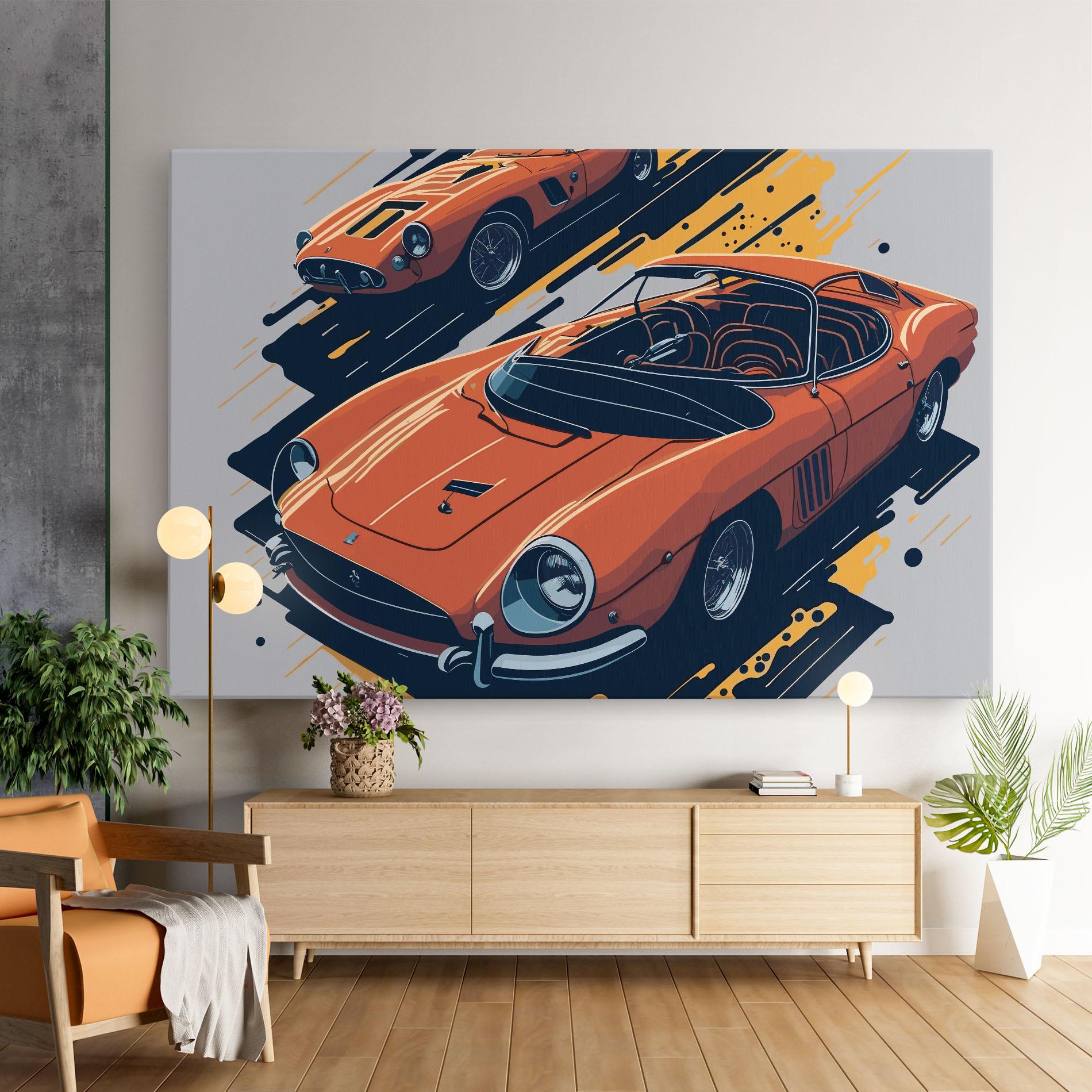 Tablou Canvas Ferrari 250 Gto mockup 9