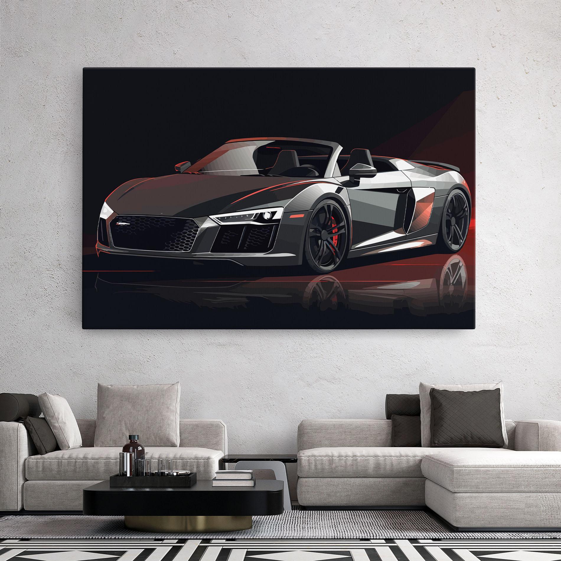 Tablou Canvas Cool Grey Car mockup 2