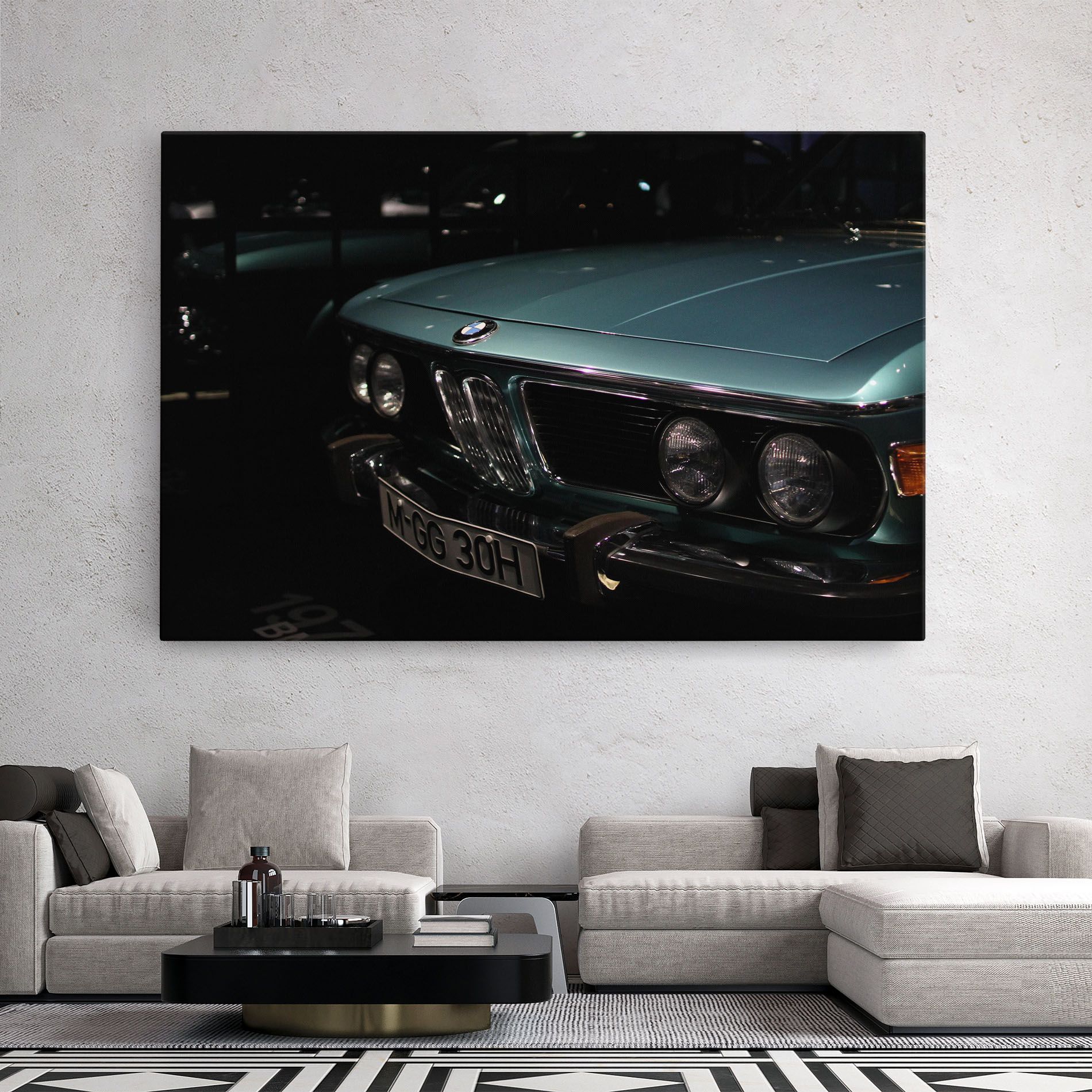 Old Bmw Headlight mockup 2