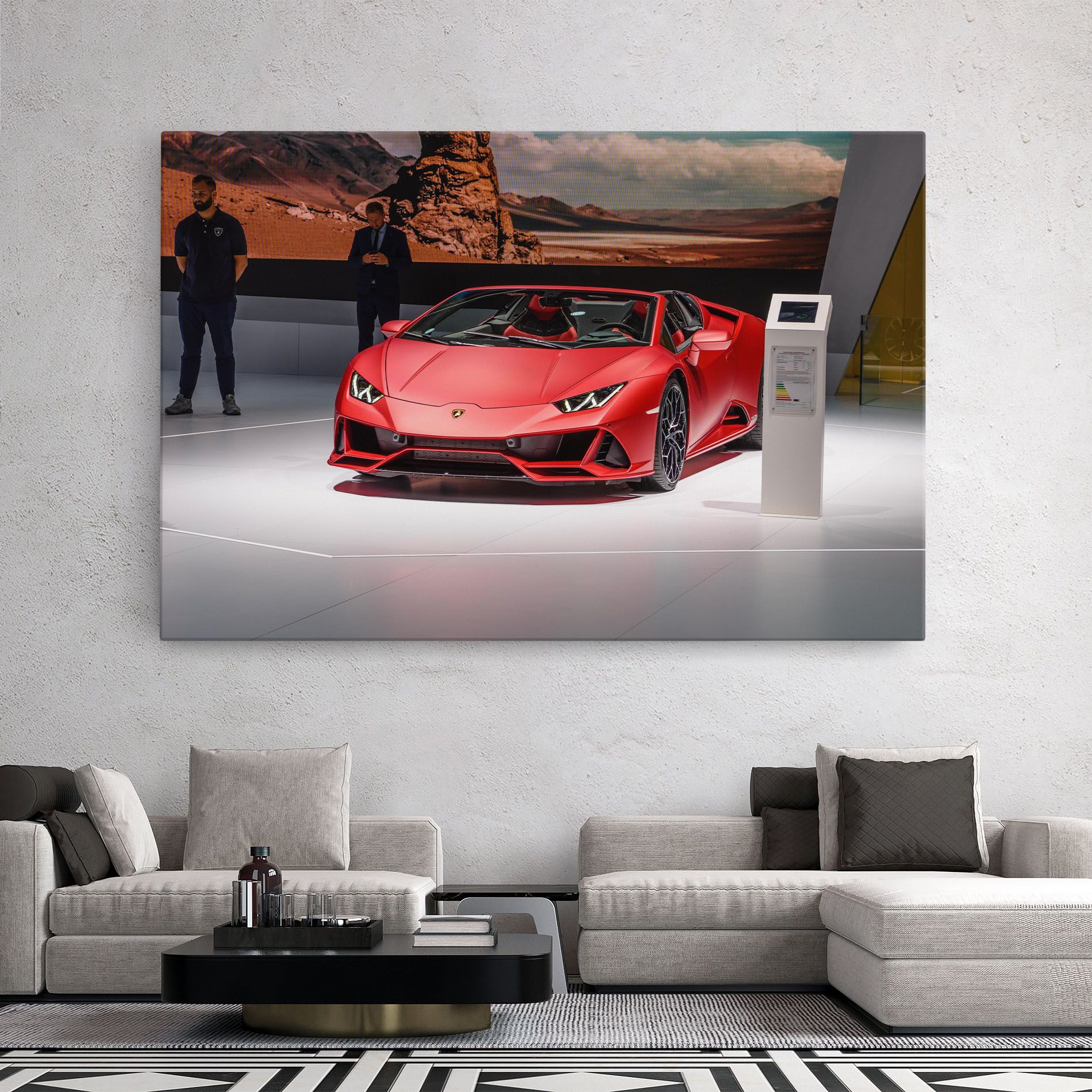 Red Lambo Front mockup 2