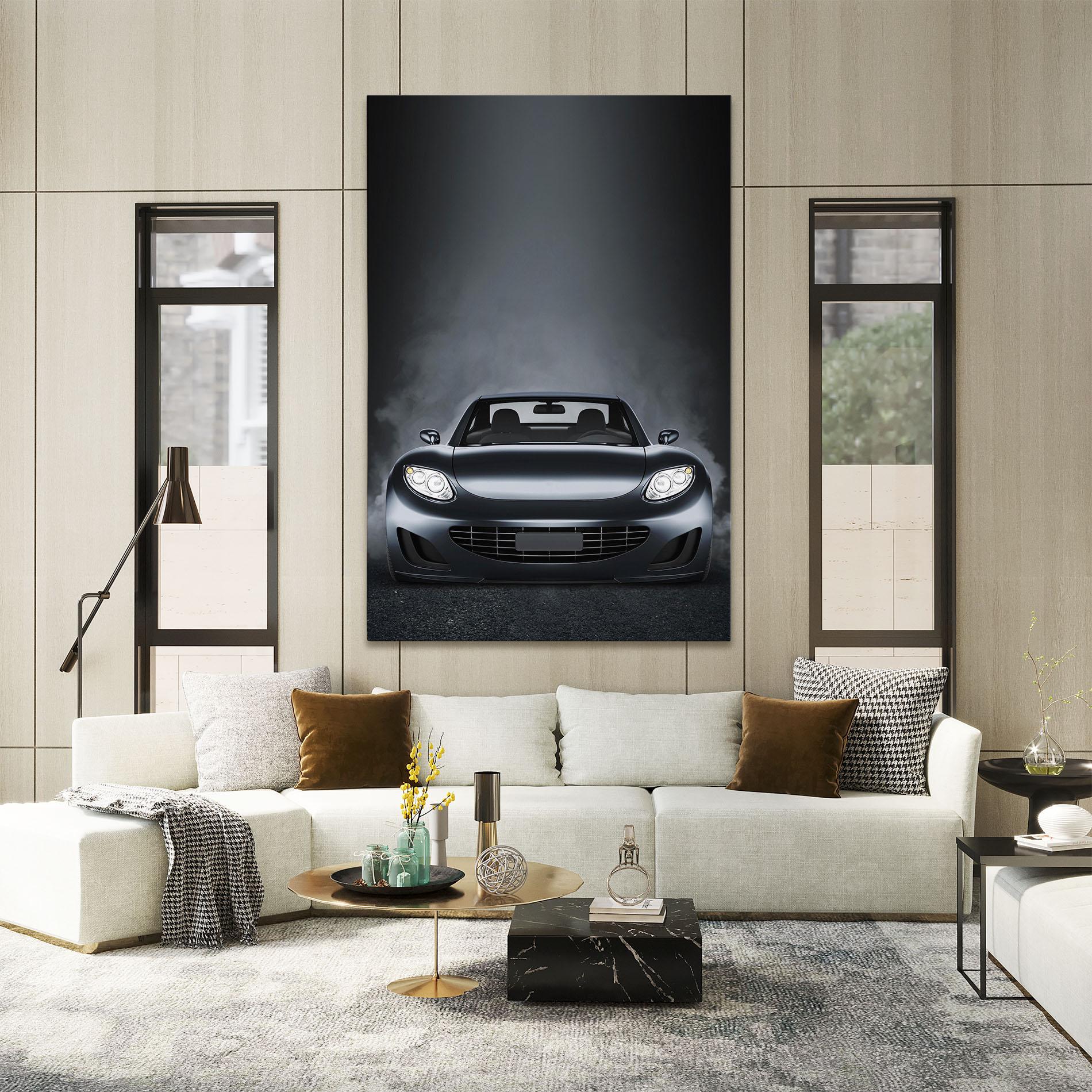 Tablou Canvas Black Front Car mockup 2