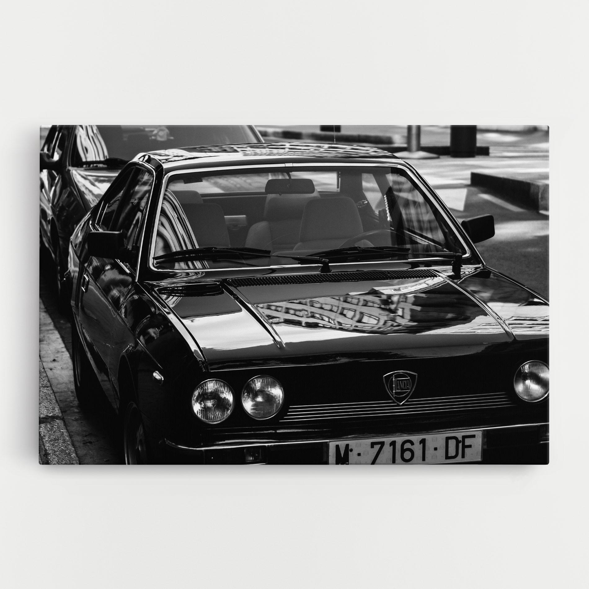 Tablou Canvas Black Shiny Car mockup 0