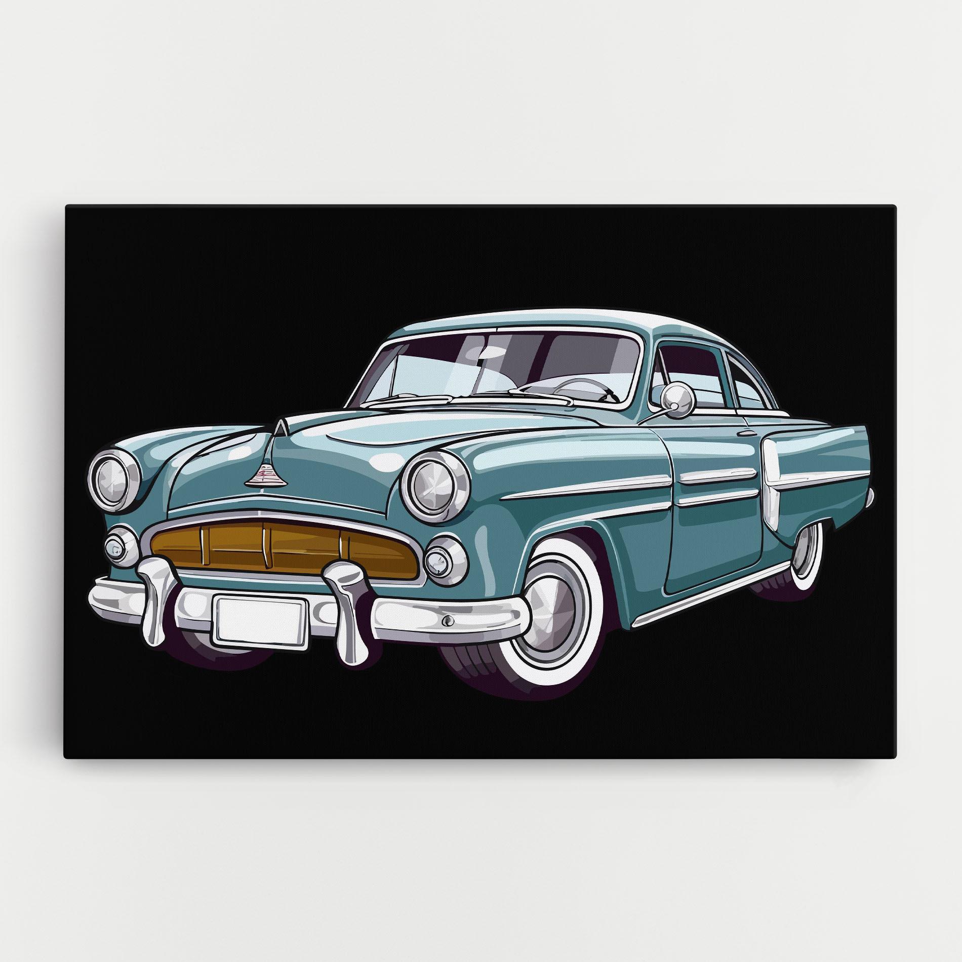 Tablou Canvas Ford Thunderbolt mockup 0