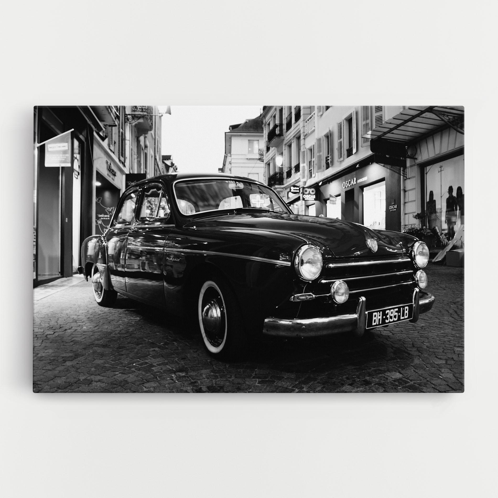 Tablou Canvas Pretty Black Car mockup 0