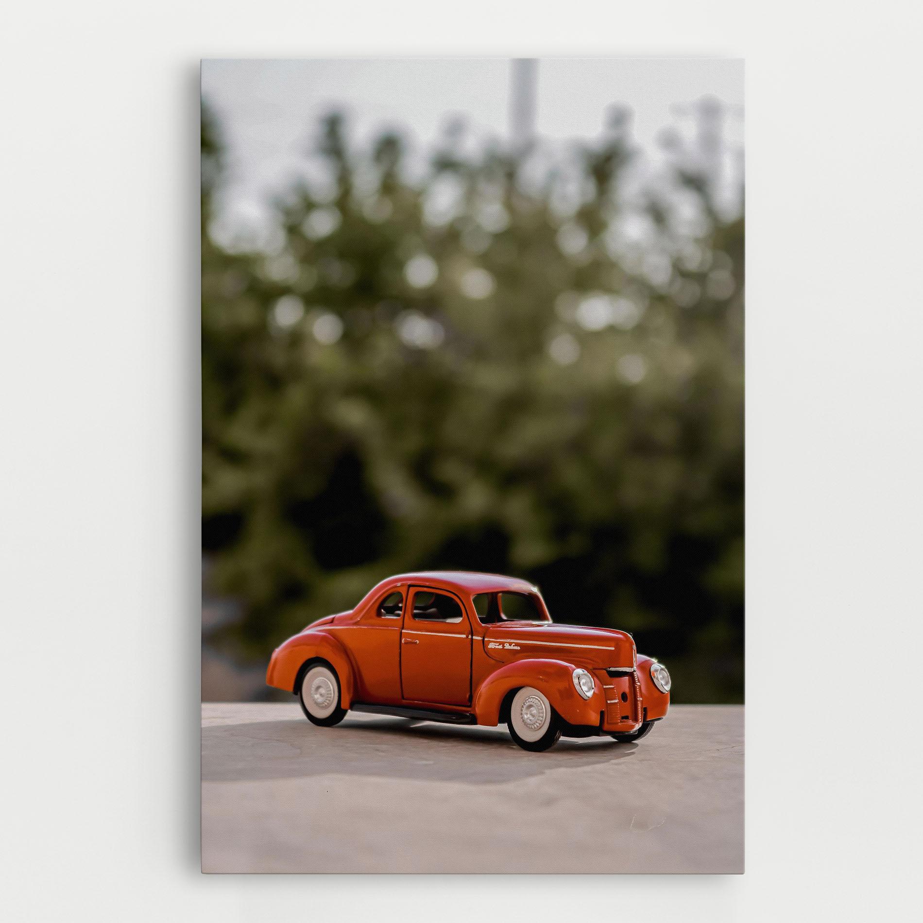 Tablou Canvas Vintage Orange Toy mockup 0