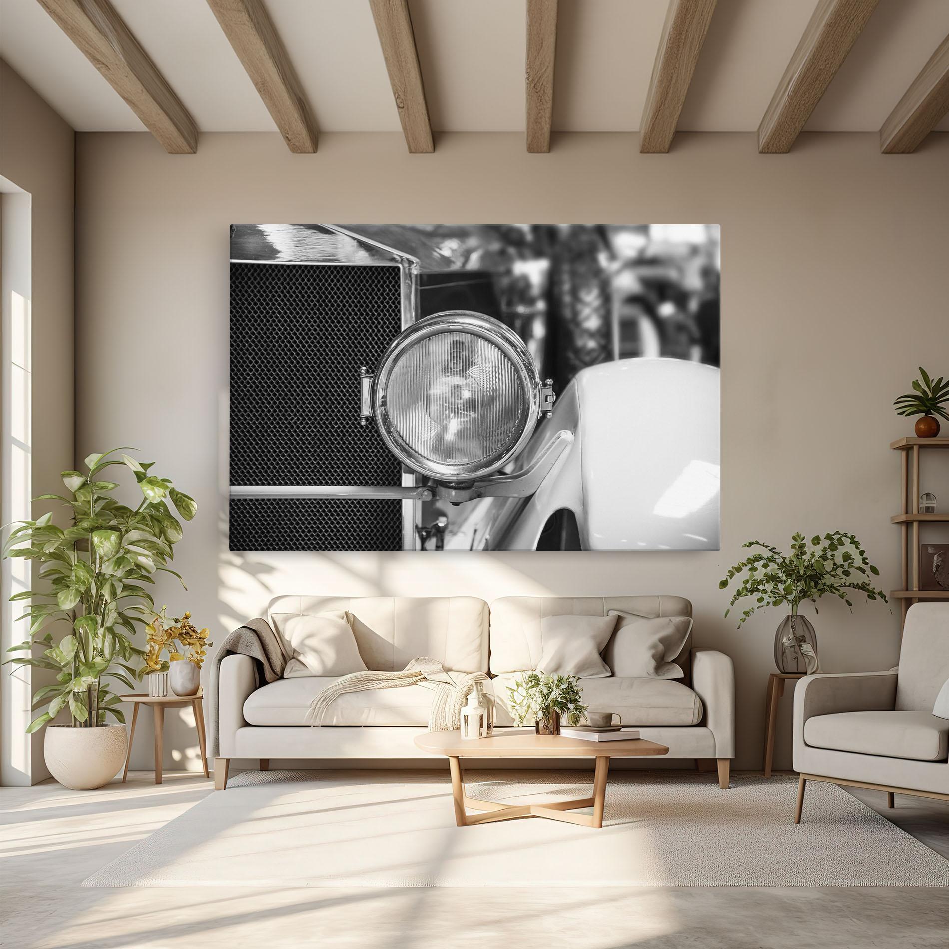 Tablou Canvas Closeup Grey Car mockup 6