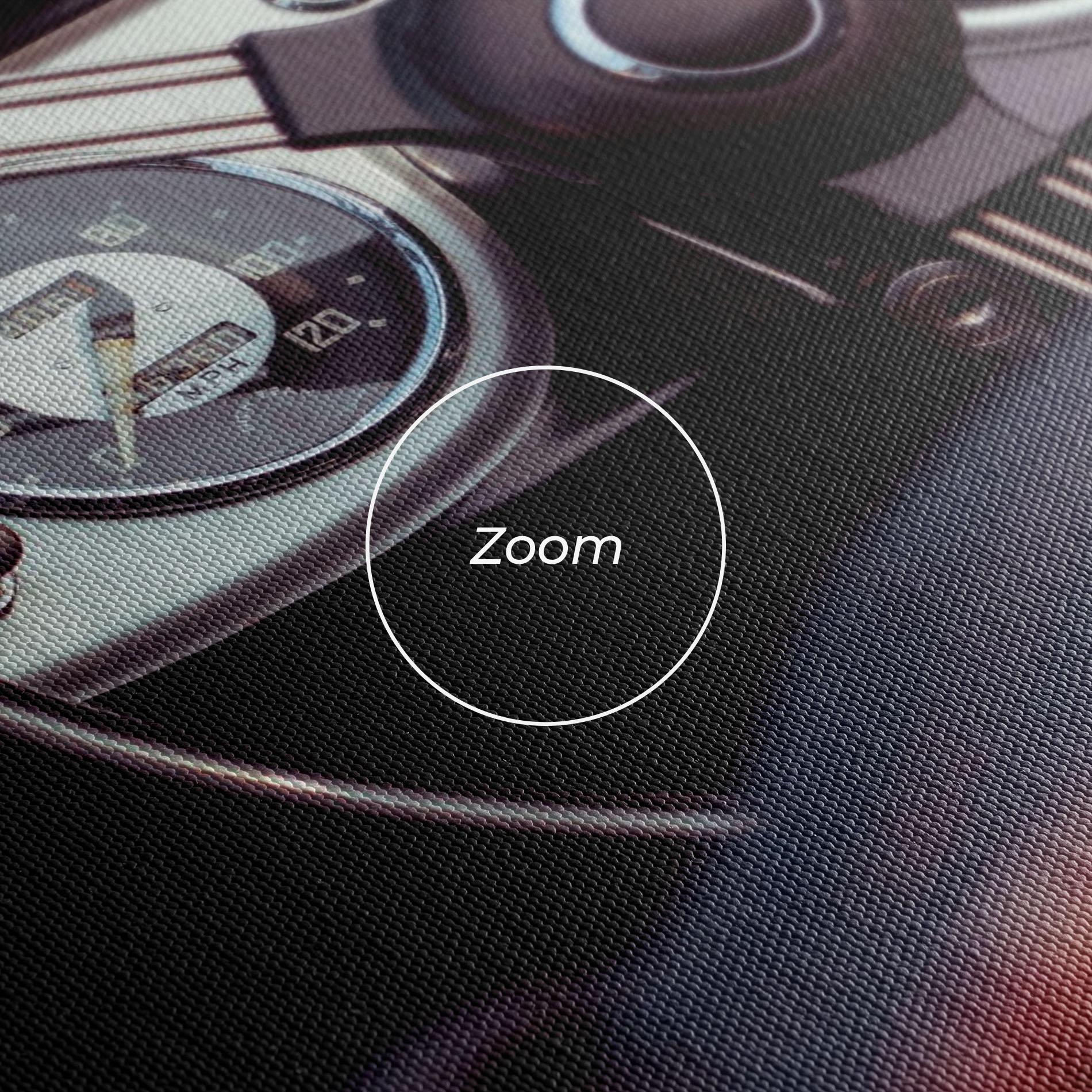 Tablou Canvas Classic Red Car mockup 3