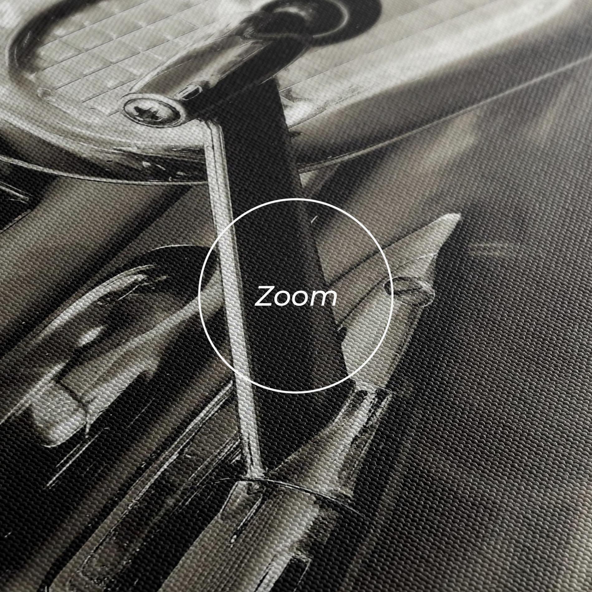 Tablou Canvas Close Up Grey Car mockup 3