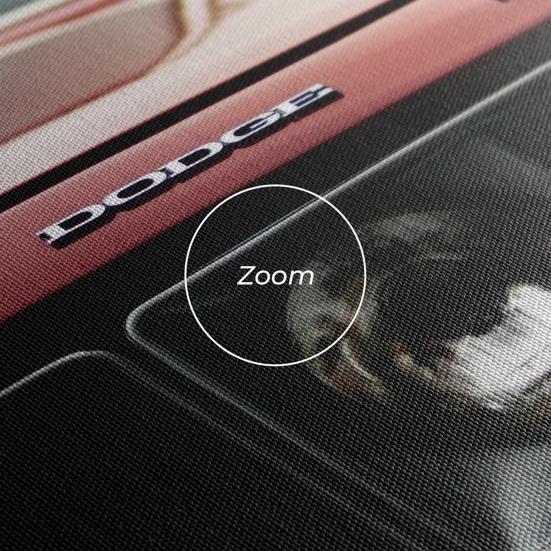 Tablou Canvas Dark Vintage Red mockup 3