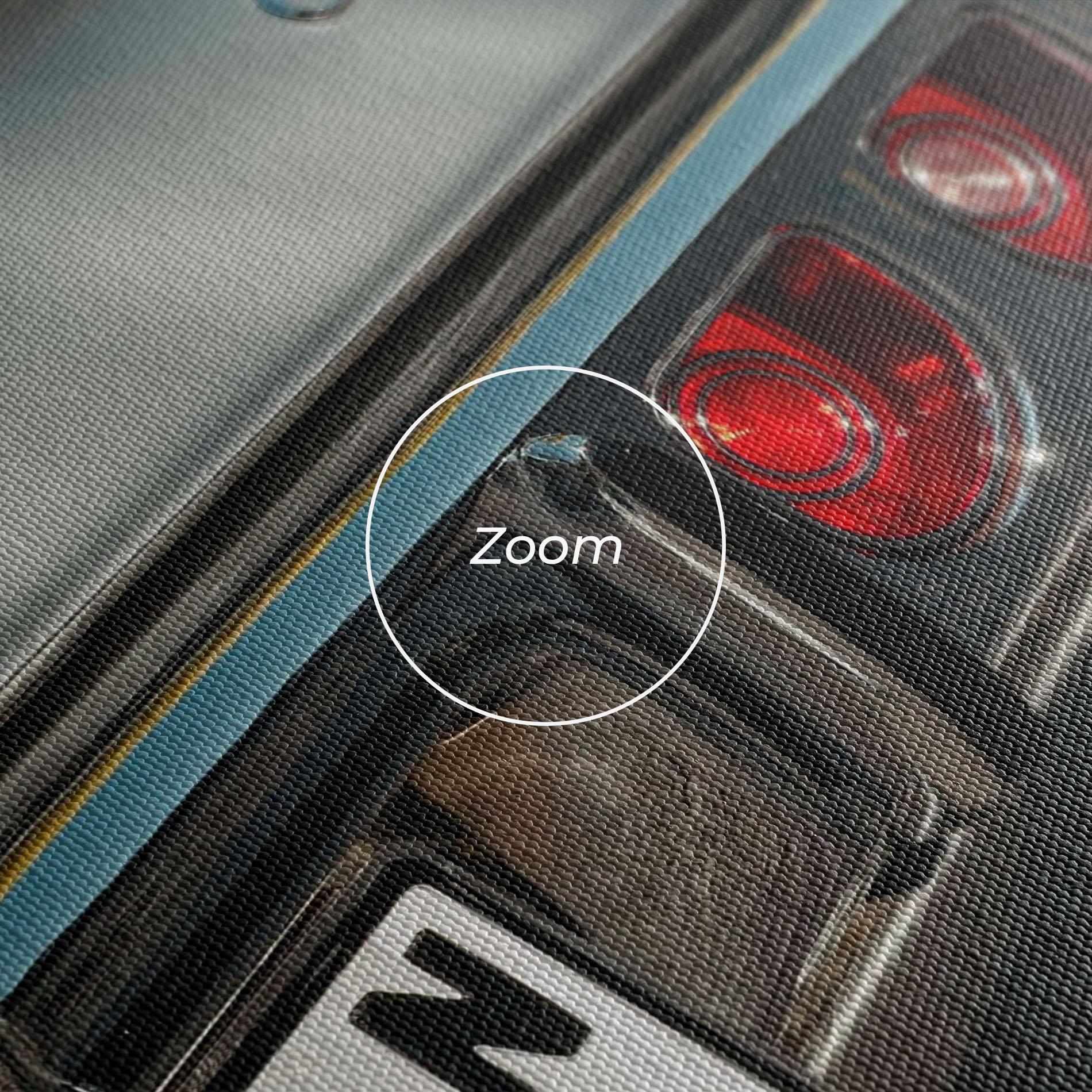 Tablou Canvas Old Grey Car mockup 3