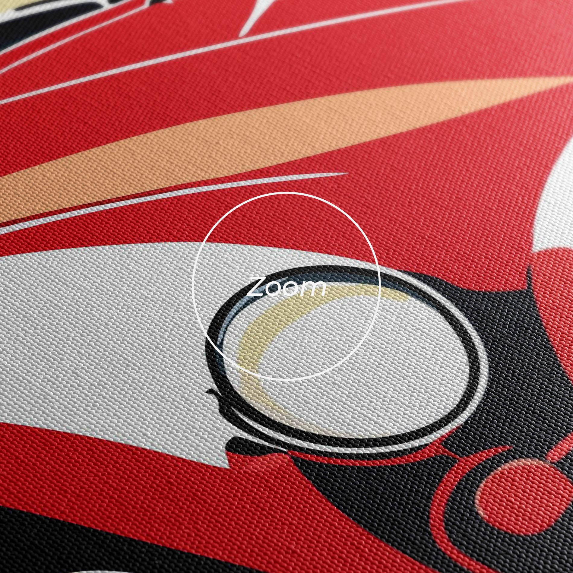 Tablou Canvas Red Vintage Car mockup 3