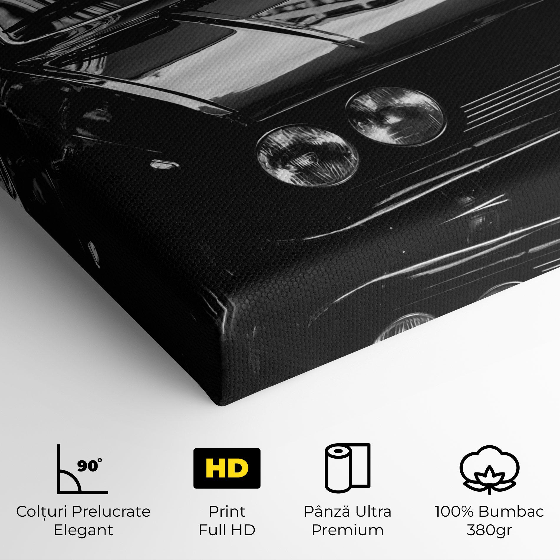 Tablou Canvas Black Shiny Car mockup 4