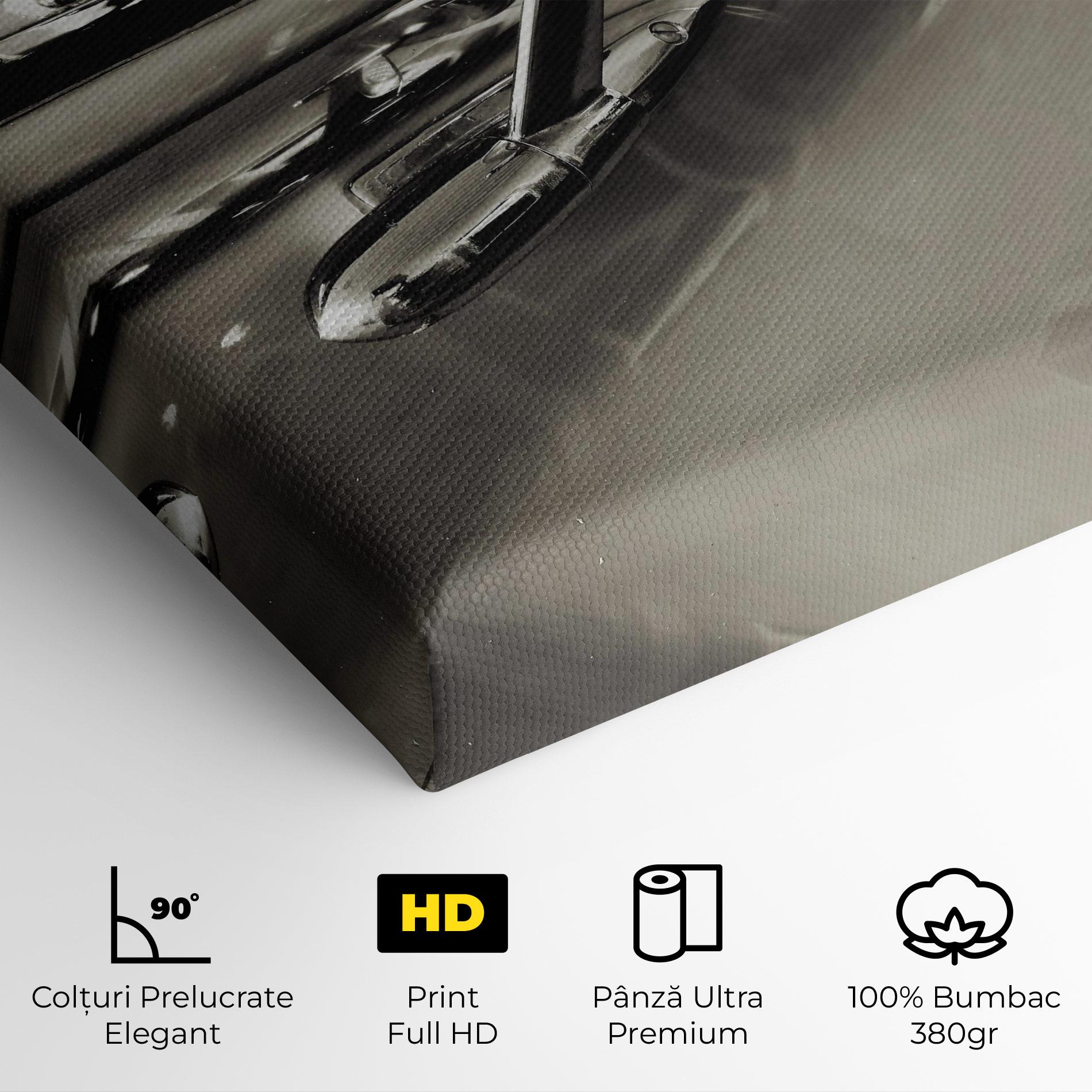 Tablou Canvas Close Up Grey Car mockup 4