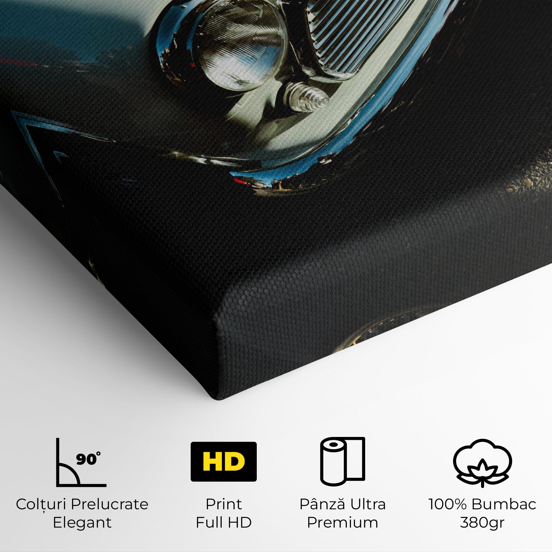 Tablou Canvas Light Blue Car mockup 4