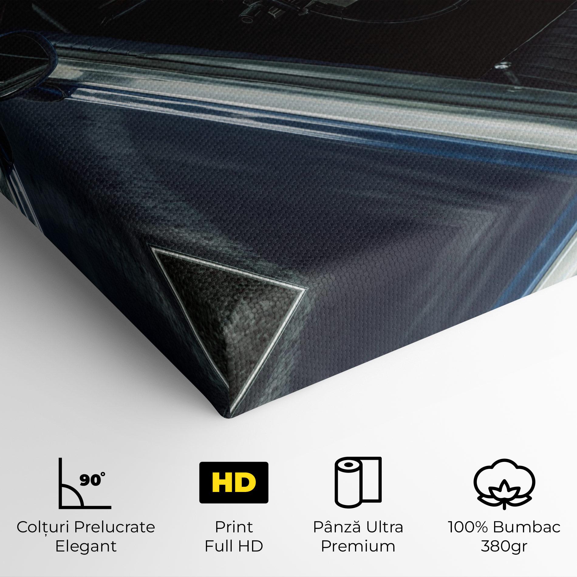 Tablou Canvas Old Blue Car mockup 4