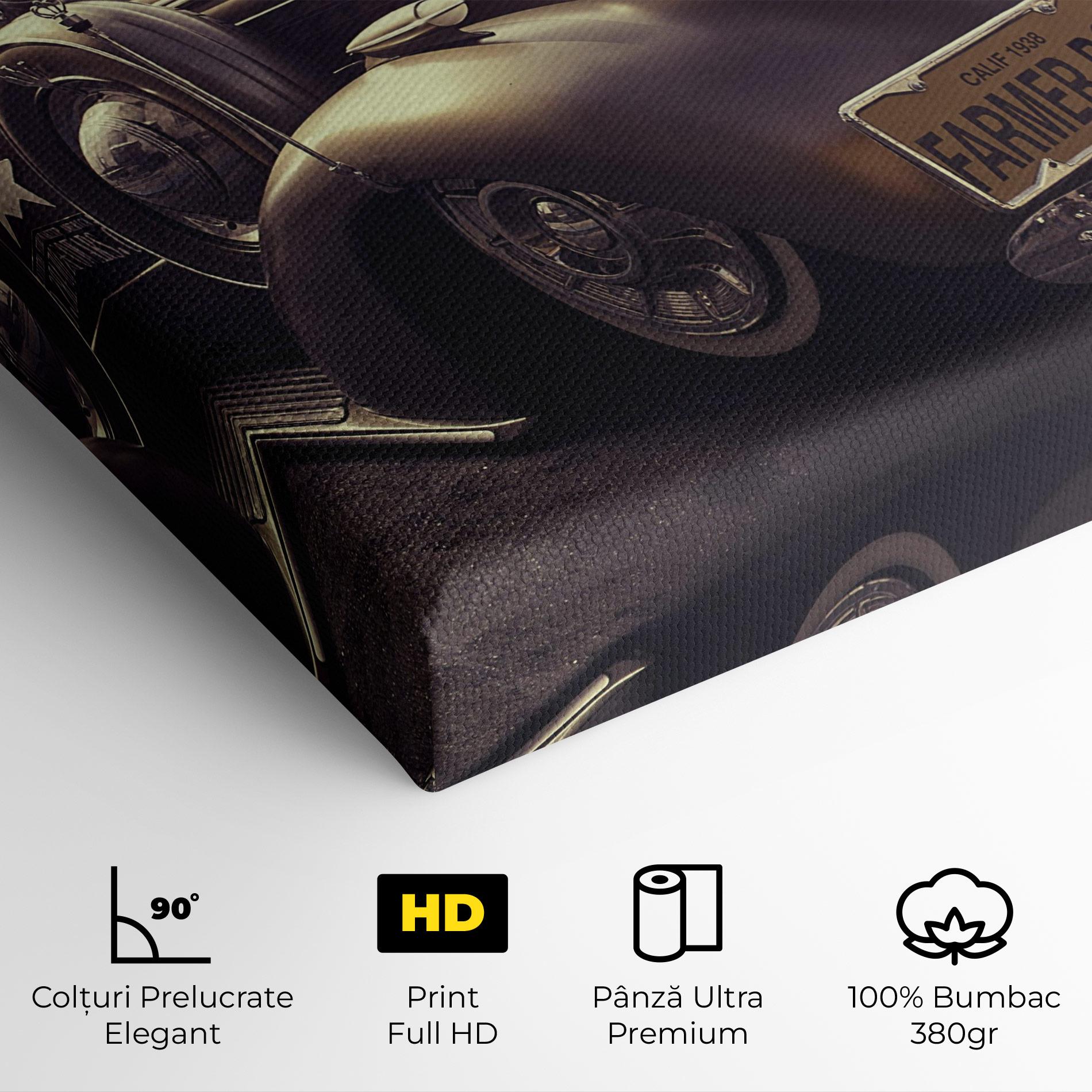 Tablou Canvas Old Classic Car mockup 4