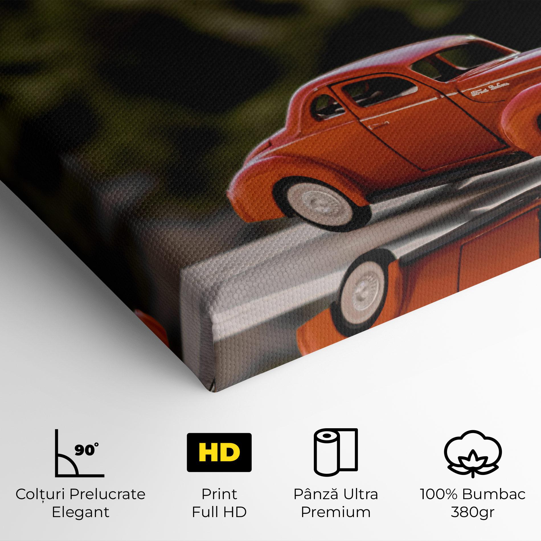 Tablou Canvas Vintage Orange Toy mockup 4